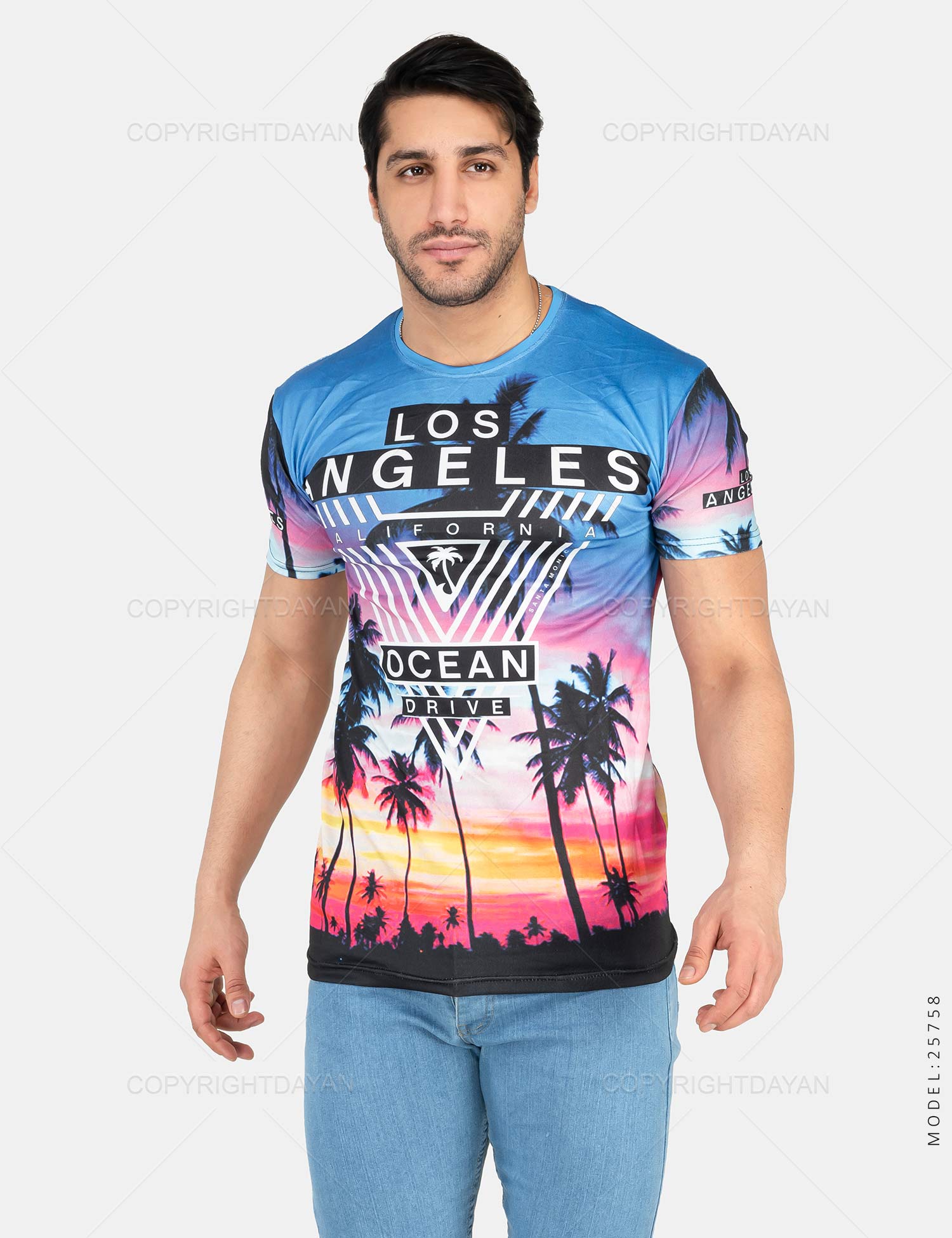 تیشرت مردانه California مدل 25758