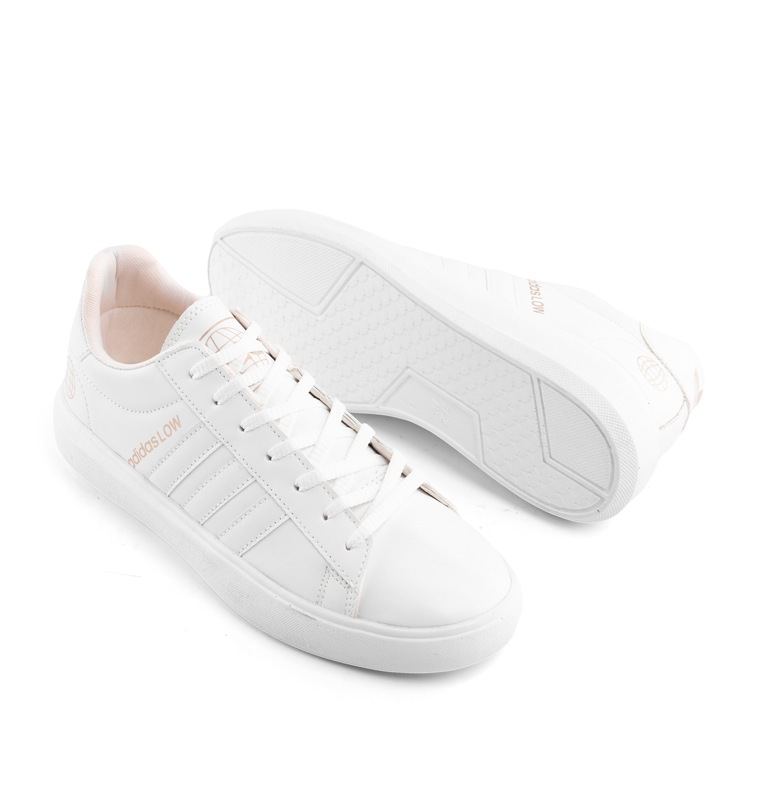 کفش اسپرت Adidas مردانه سفید بندی مدل 43190