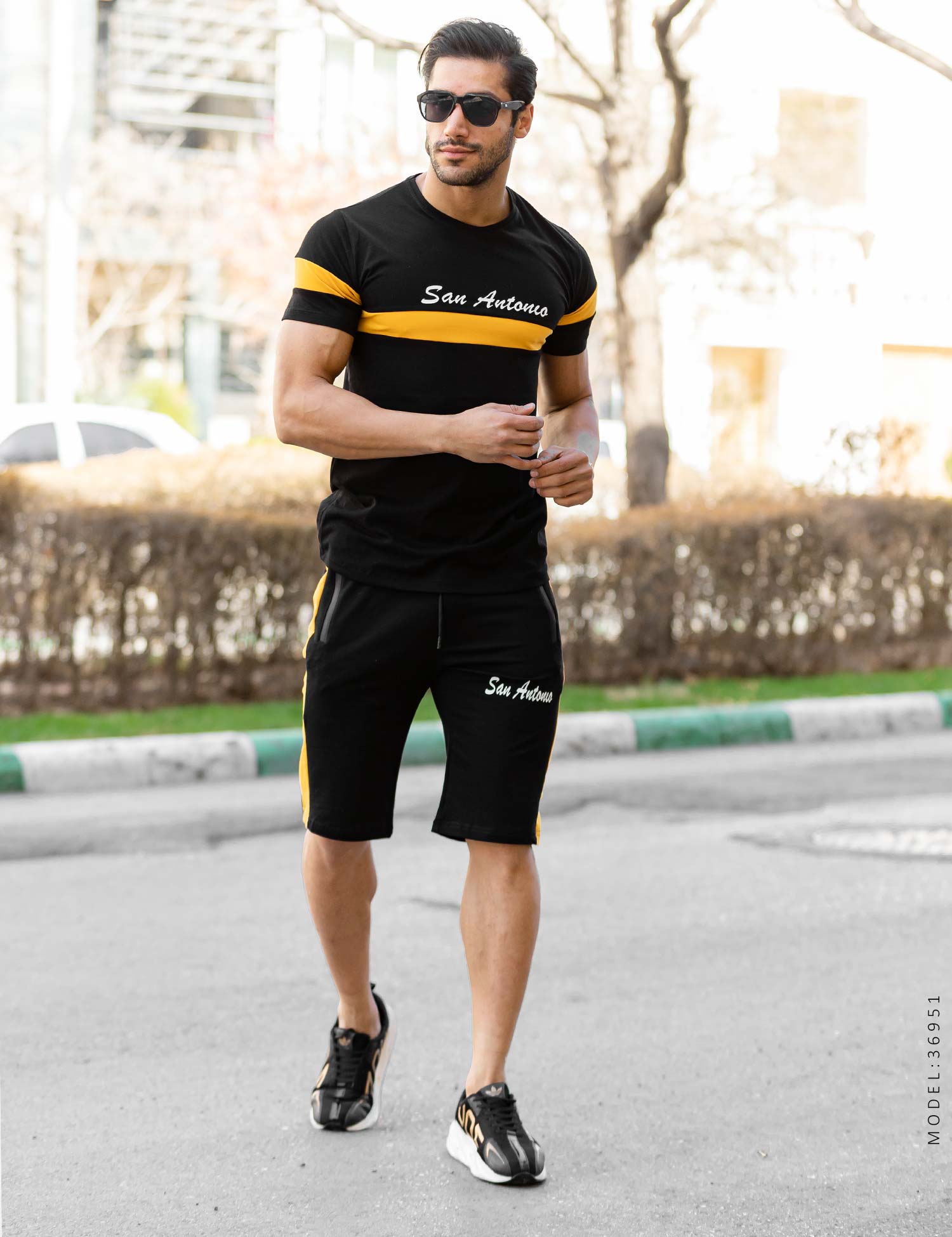ست تیشرت شلوارک مردانه Rayan مدل 36951