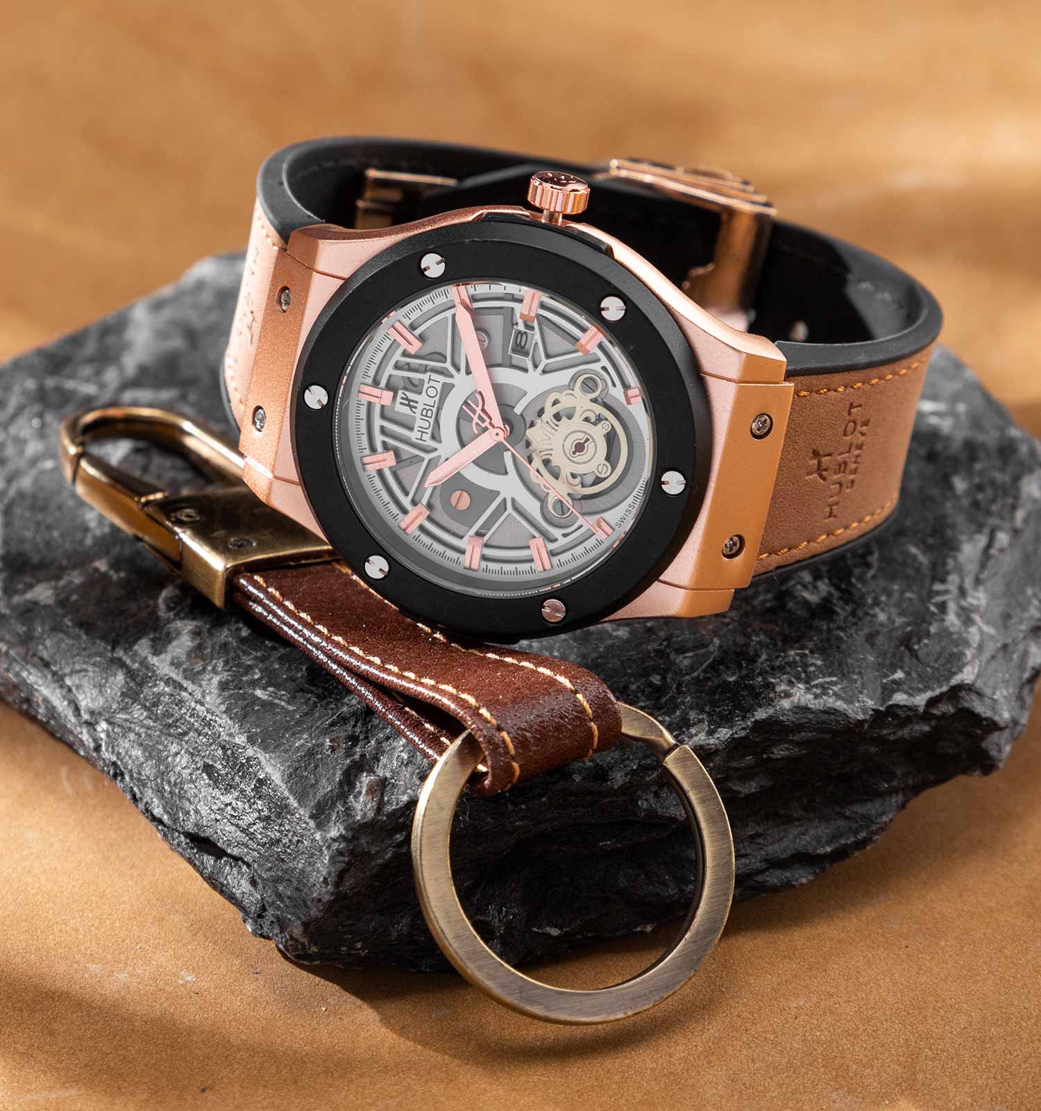 ساعت مچی عقربه ای مردانه Hublot مدل 39446