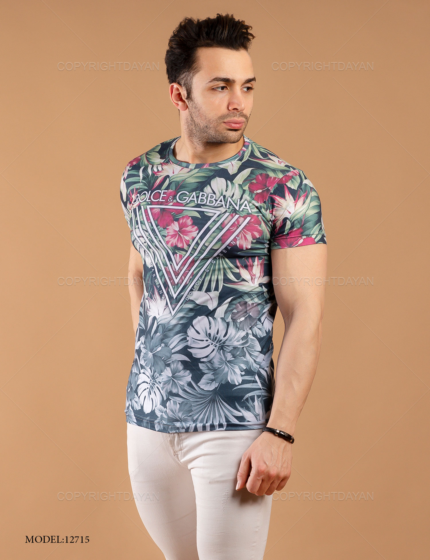تیشرت مردانه Dolce & Gabbana مدل 12715