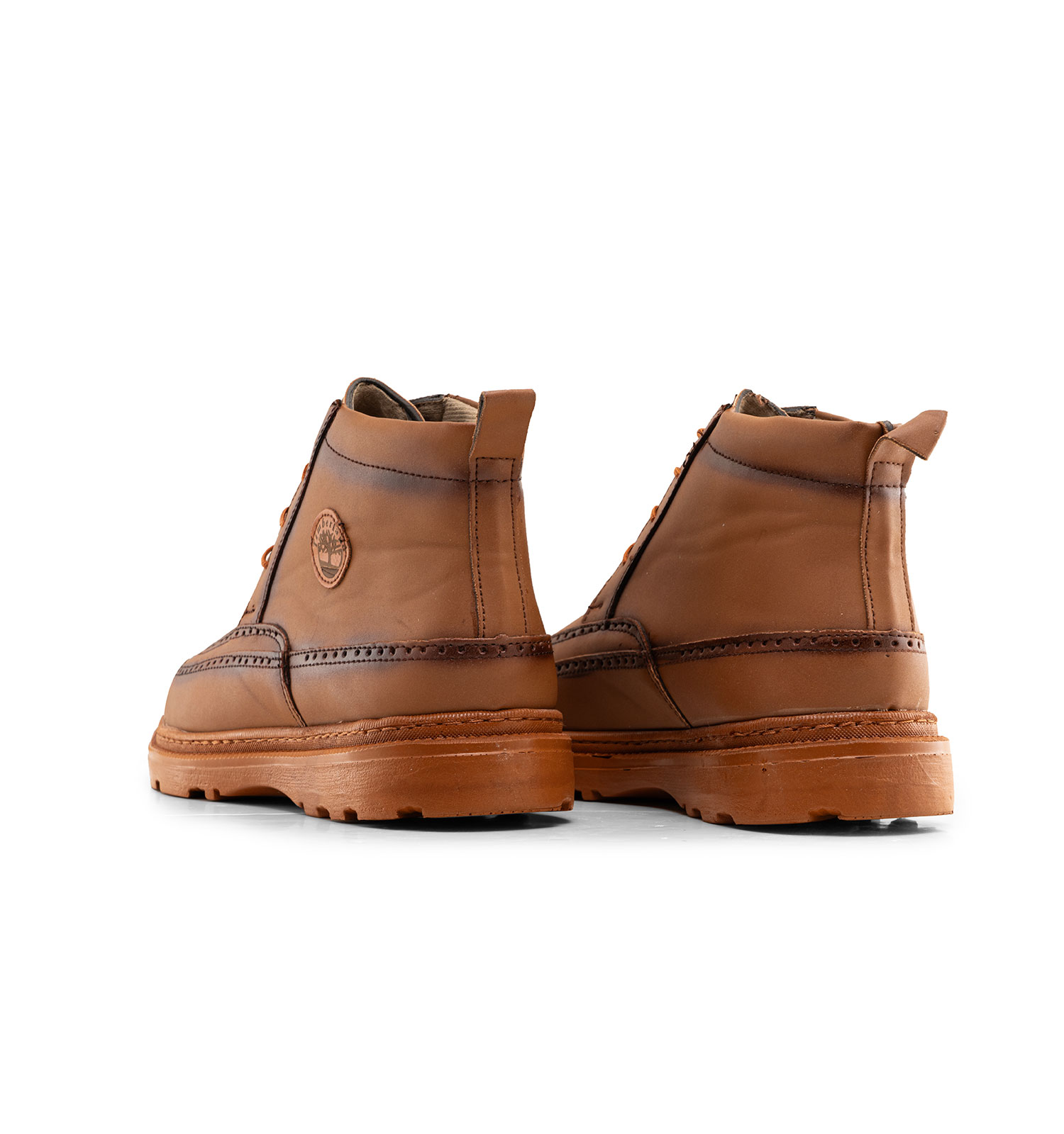 نیم بوت مردانه عسلی Timberland اسپرت بند دار مدل 45549