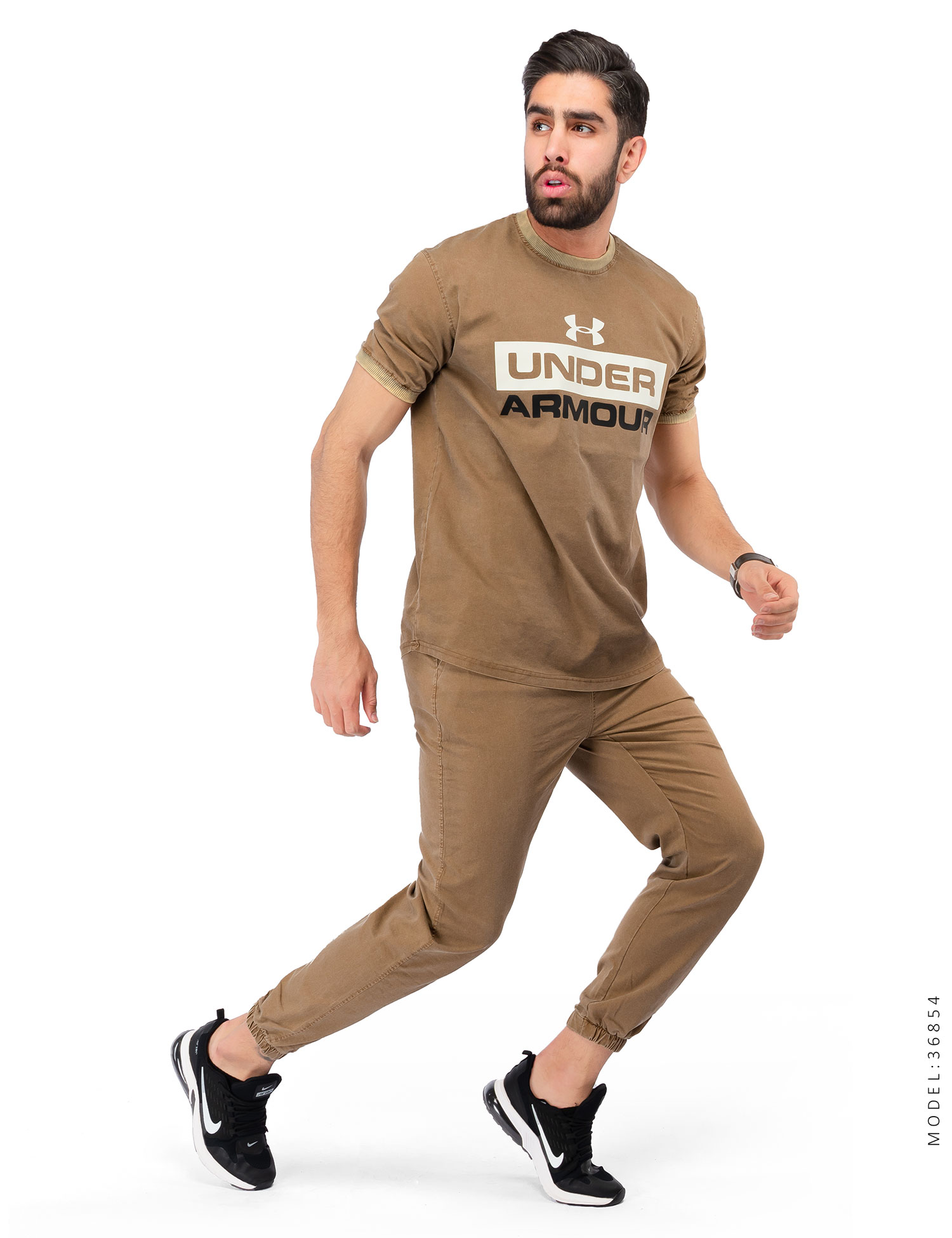 ست تیشرت شلوار اسپرت کتان Under Armour مدل 36854