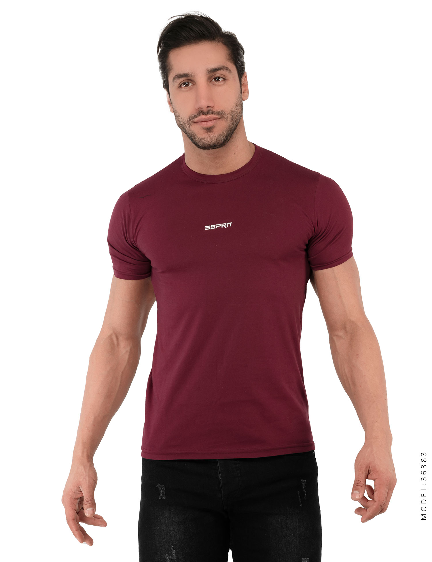تیشرت یقه گرد مردانه Esprit مدل 36383