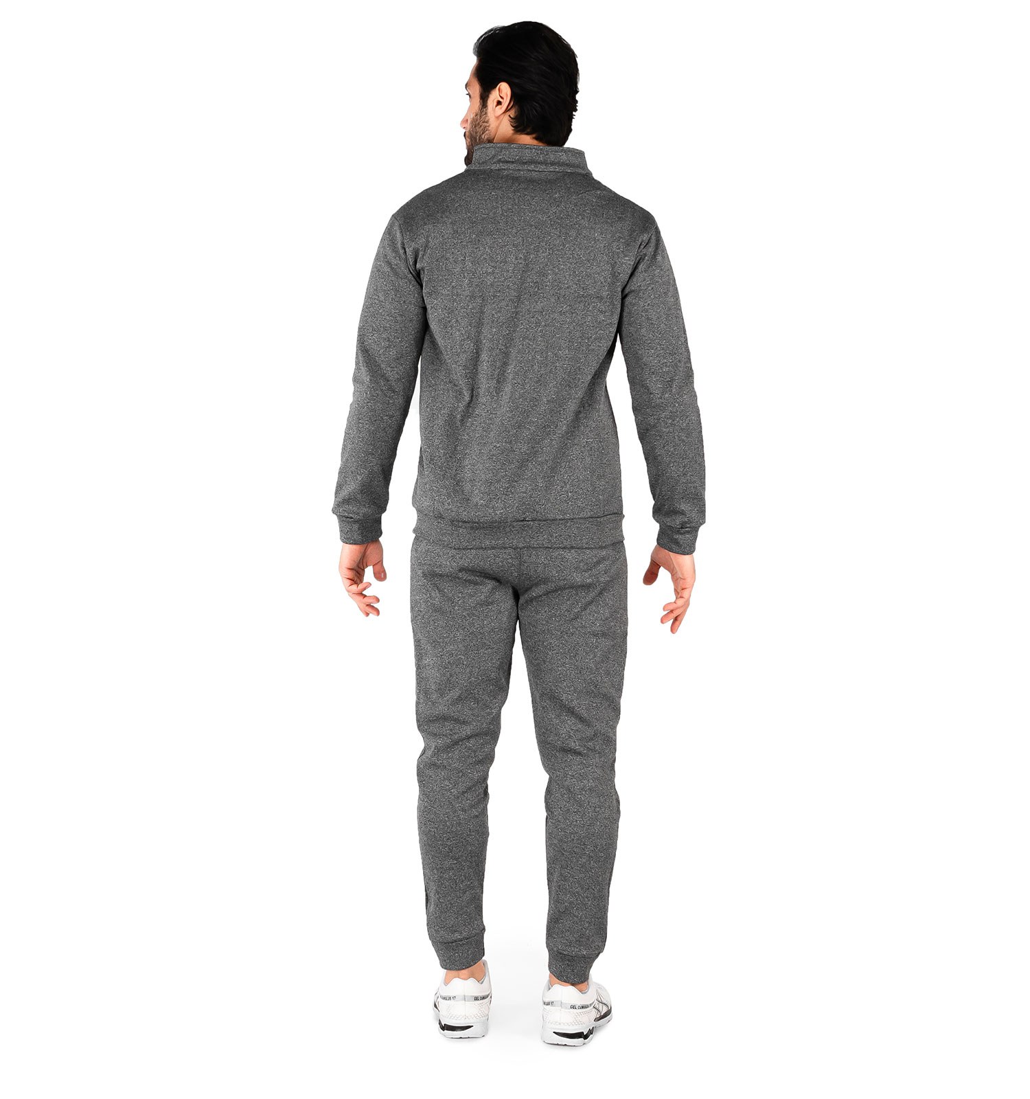 ست سویشرت شلوار مردانه آستین بلند Adidas ساده یقه ایستاده مدل 43997