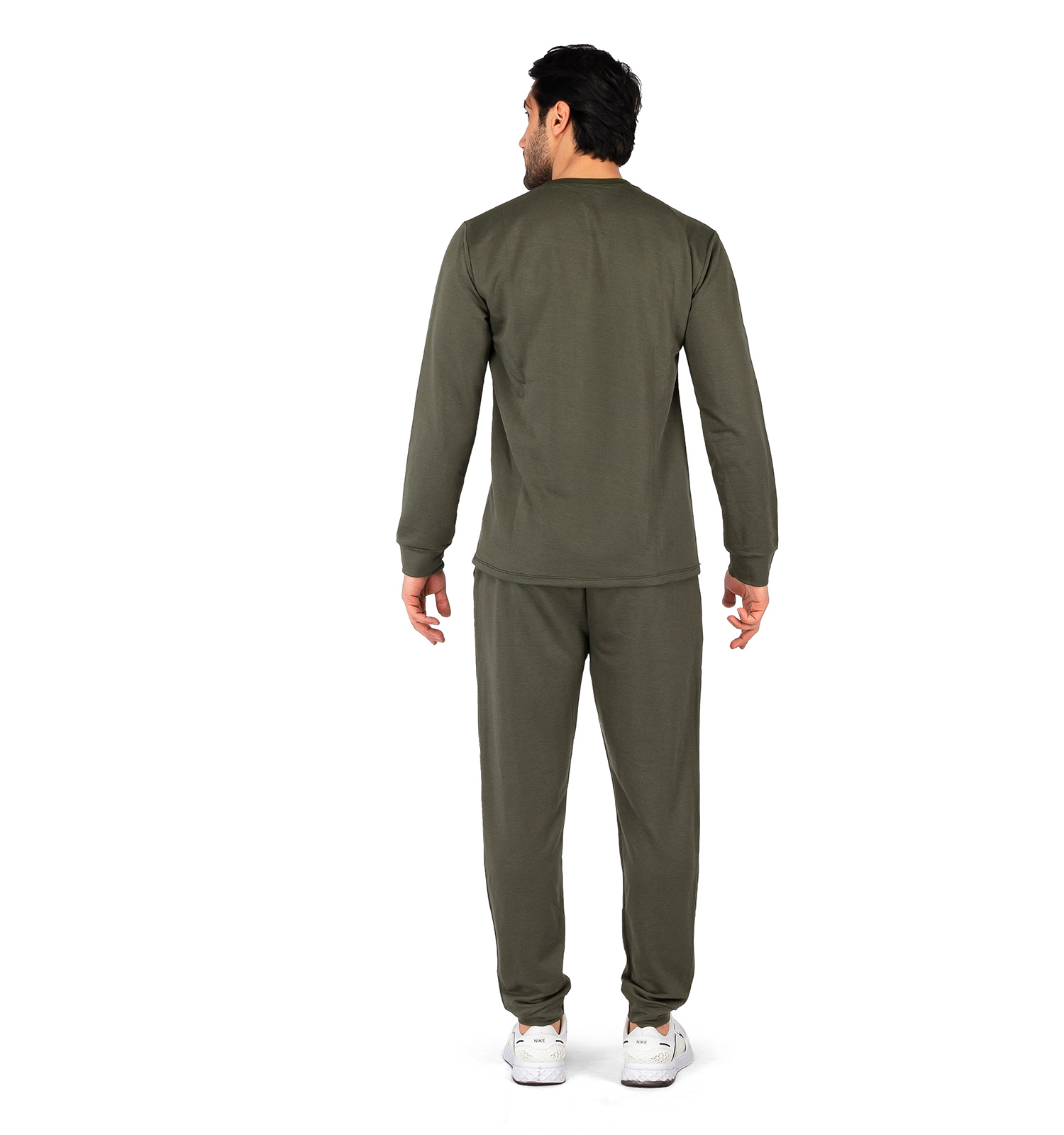 ست بلوز شلوار مردانه آستین بلند Nike ساده یقه گرد مدل 43656