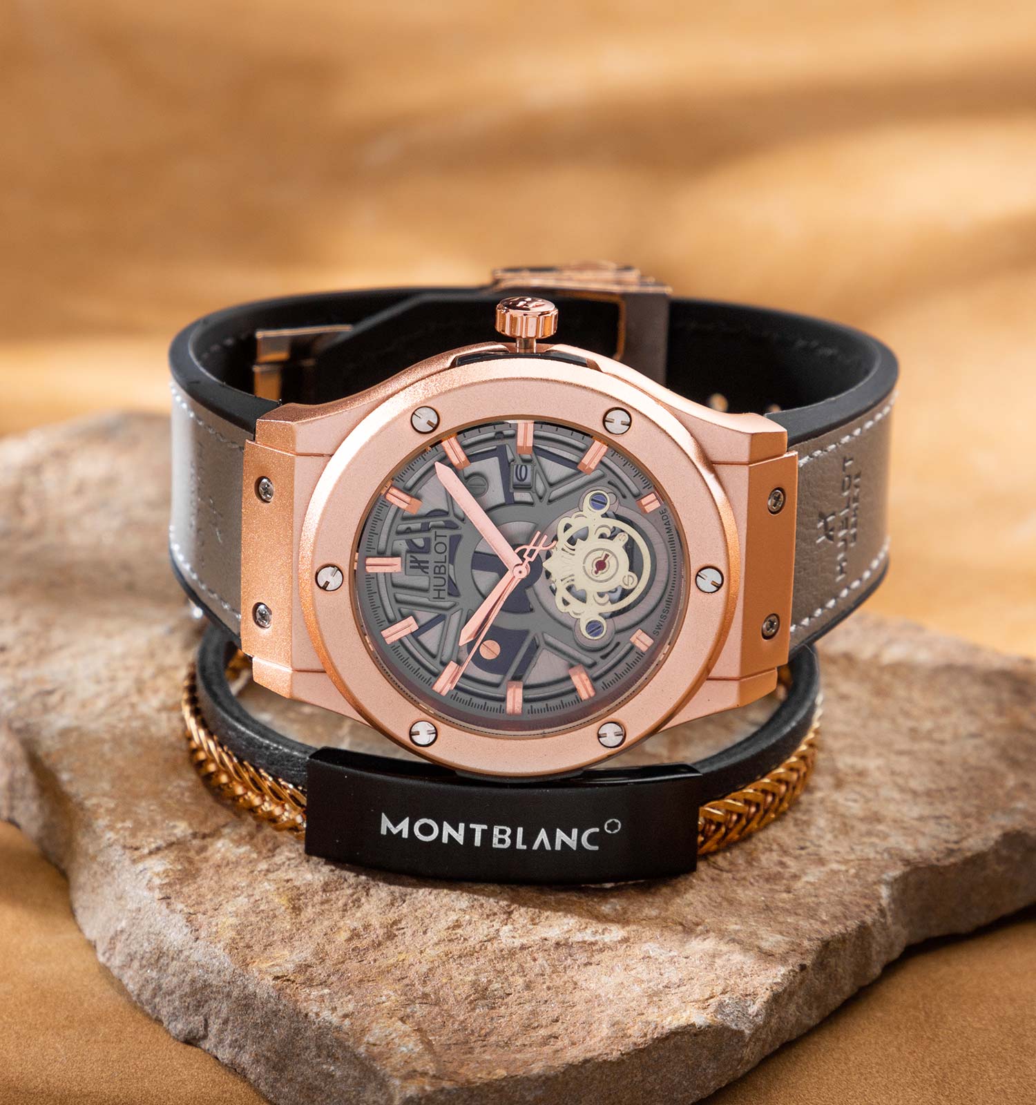 ساعت مچی عقربه ای مردانه Hublot مدل 39443