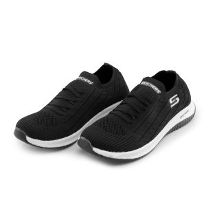 کفش اسپرت Skechers مردانه مشکی بندی مدل 44518