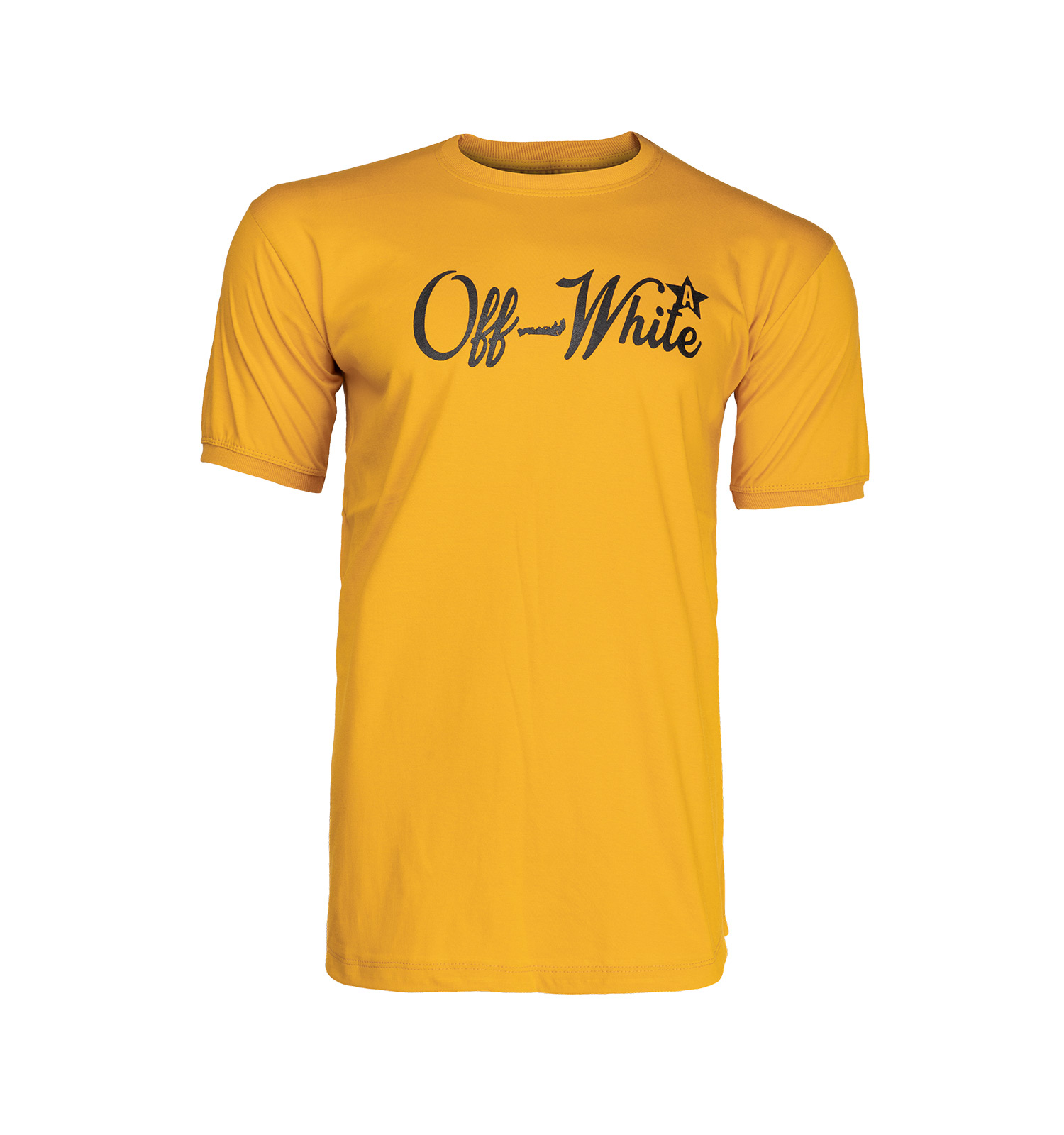 تیشرت OFF WHITE یقه گرد مردانه پنبه طرحدار مدل 45219