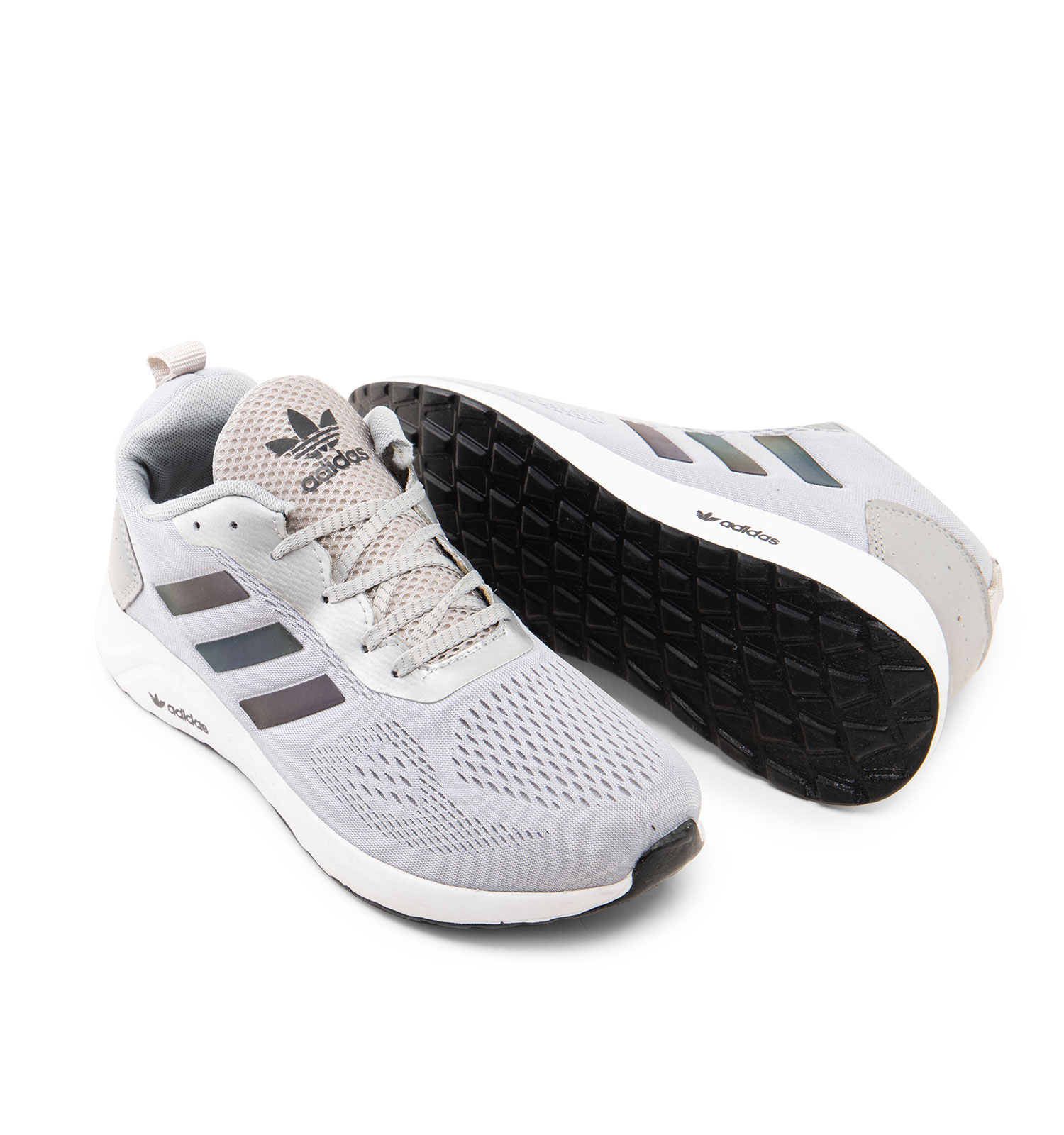 کفش اسپرت Adidas مردانه طوسی بندی مدل 44321
