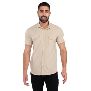 پیراهن اسپرت مردانه آستین کوتاه مدل 42402