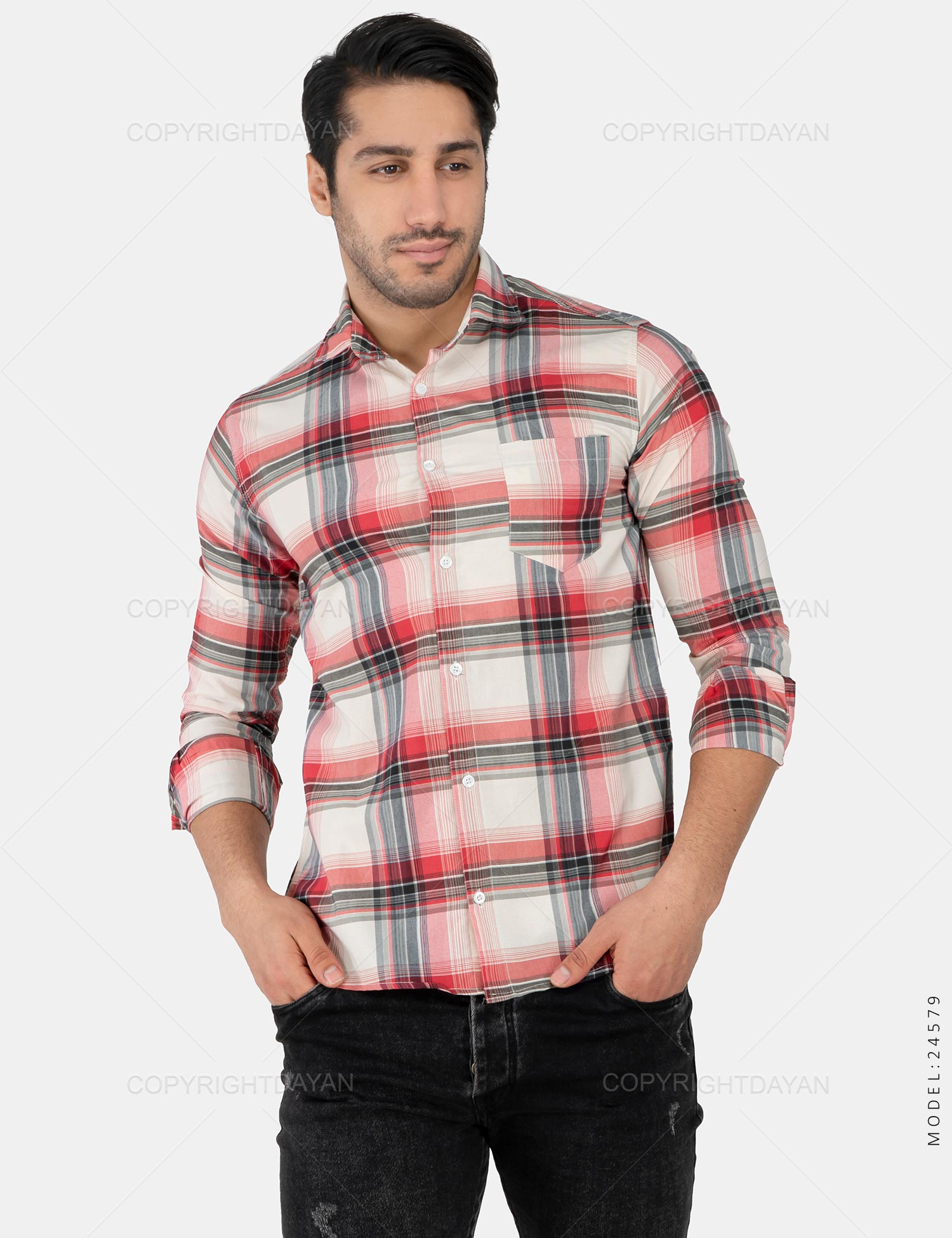 پیراهن مردانه Carlo مدل 24579