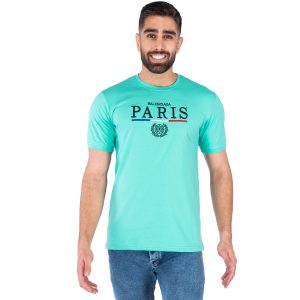تیشرت Paris یقه گرد مردانه ساده مدل 43839