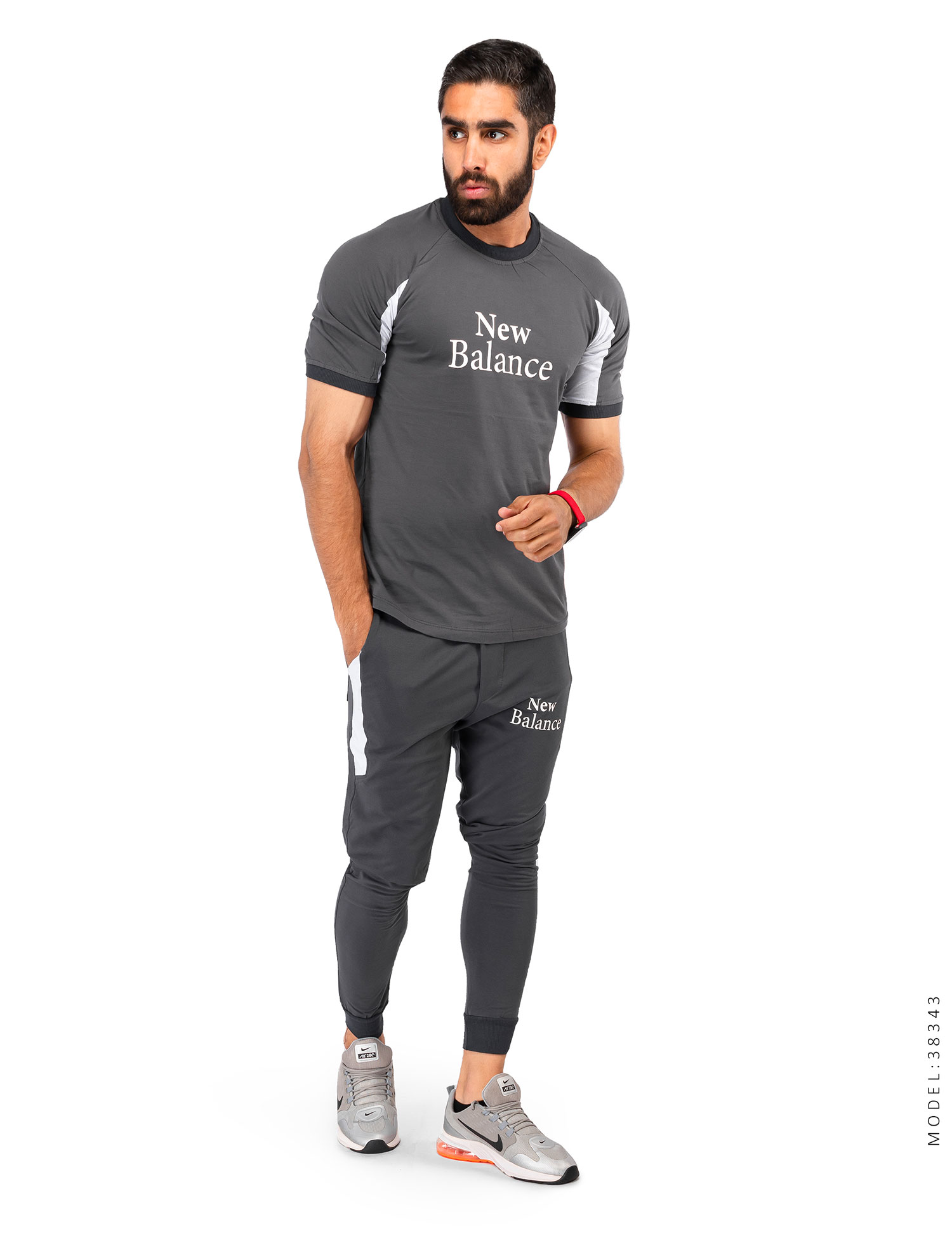 ست تیشرت شلوار مردانه New Balance مدل 38343