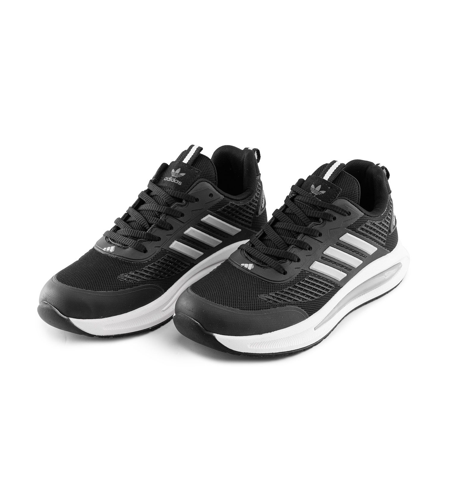 کفش اسپرت Adidas مردانه مشکی بندی مدل 44588