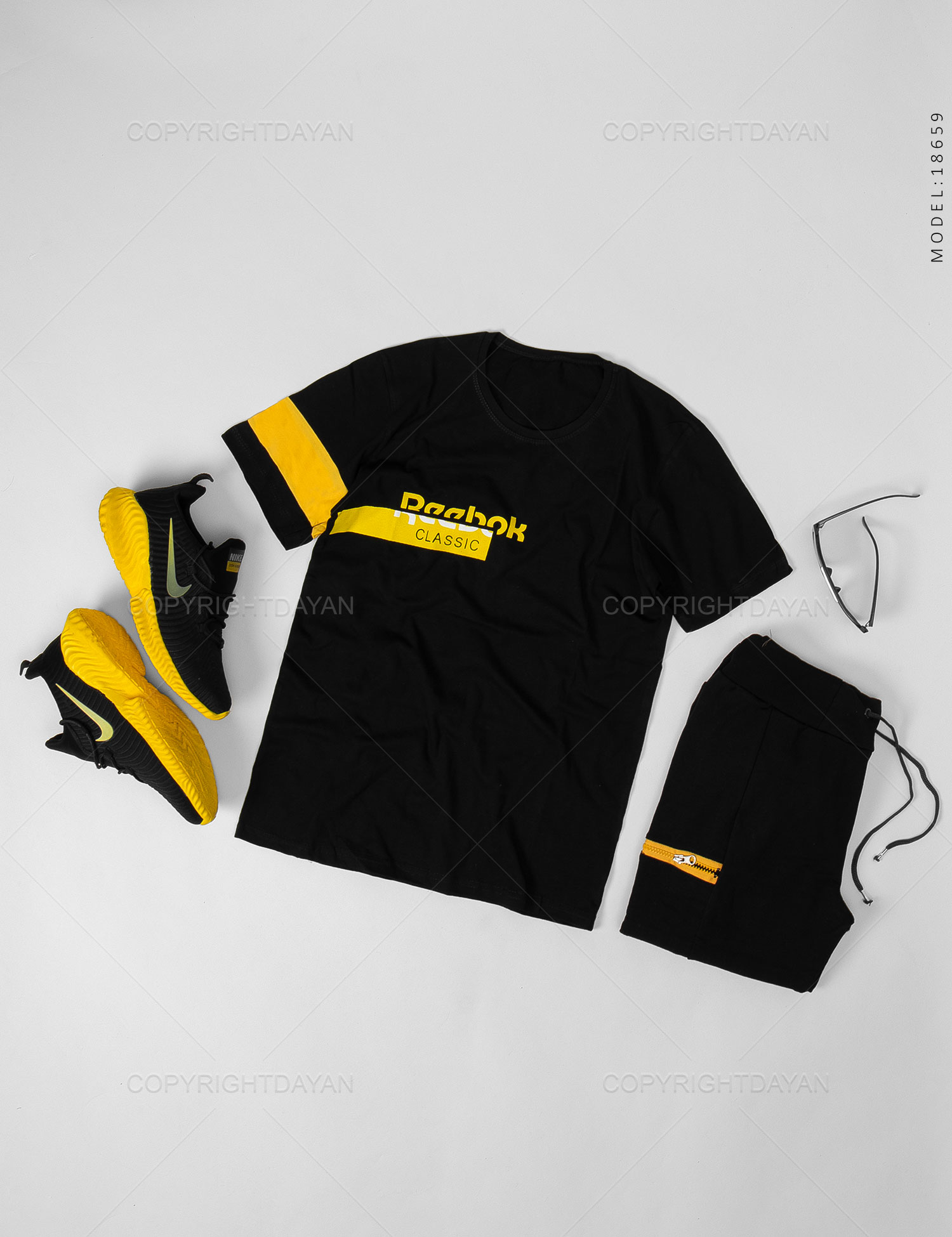 ست تیشرت شلوار مردانه Reebok مدل 18659