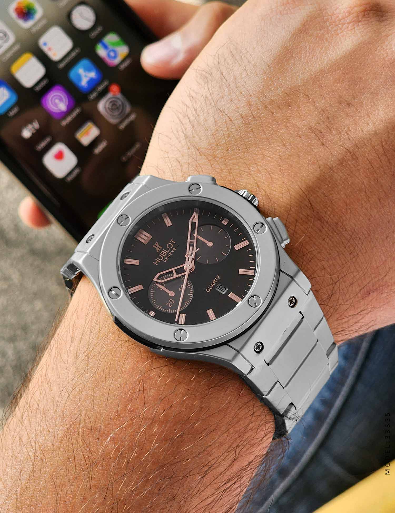 ساعت مچی عقربه ای مردانه Hublot مدل 33855