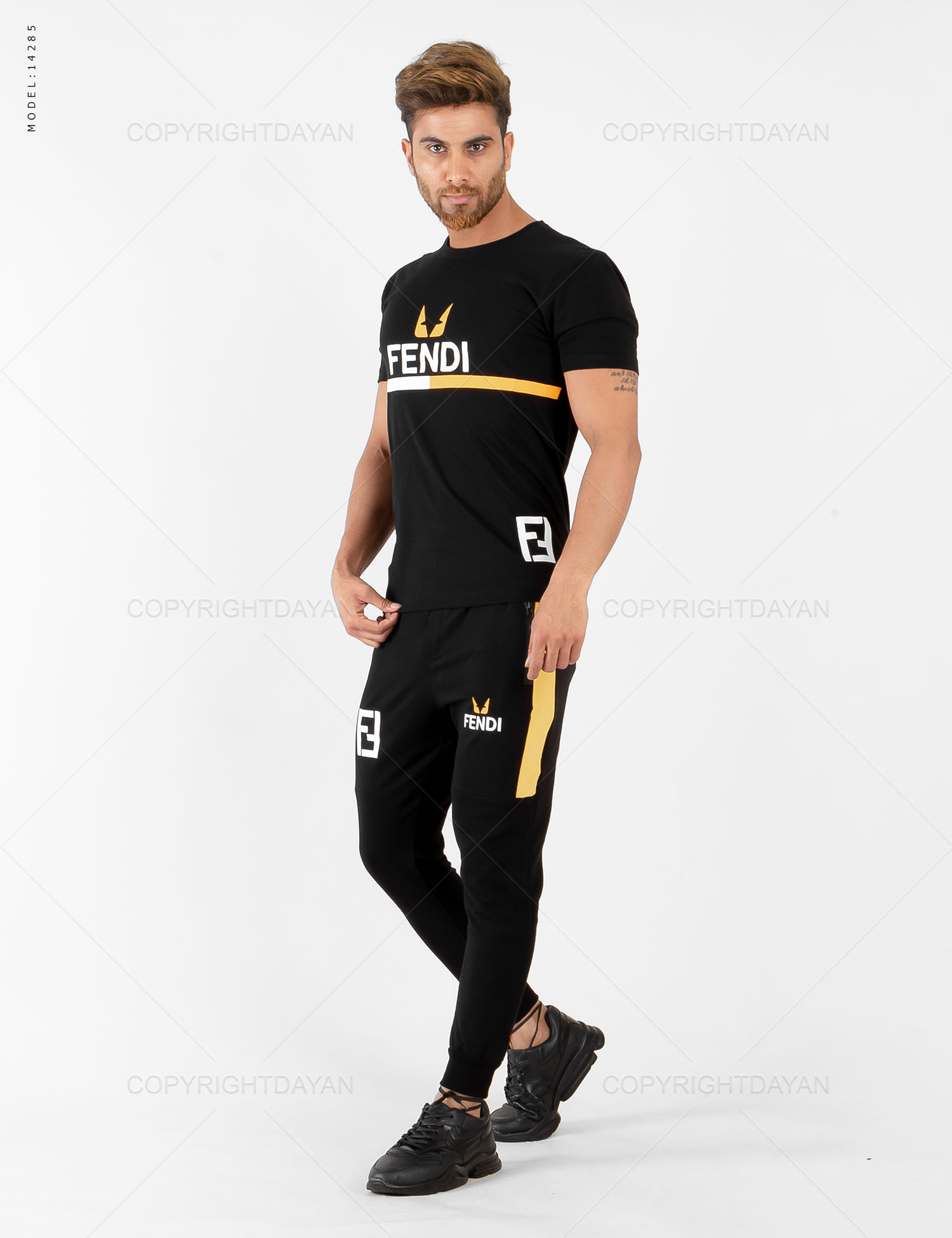 ست تیشرت شلوار مردانه Fendi مدل 14285