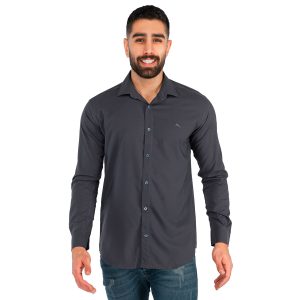 پیراهن اسپرت مردانه آستین بلند ساده مدل 42450