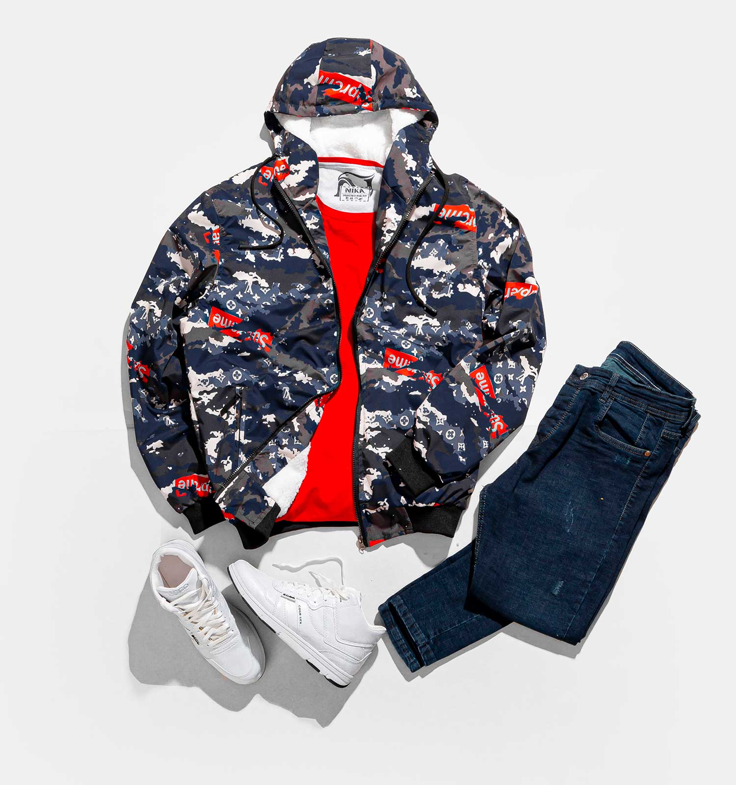کاپشن مردانه Supreme مدل 23750