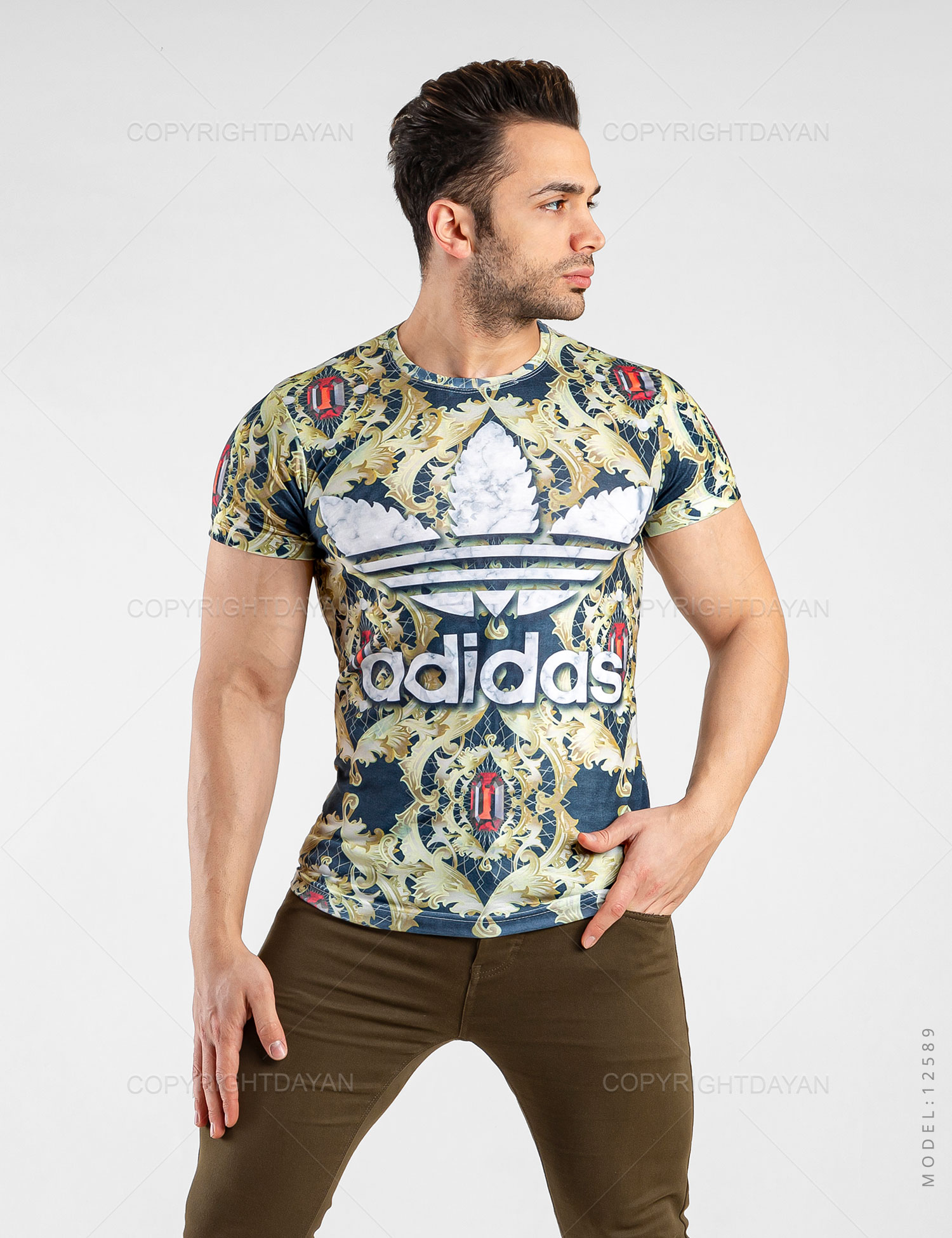 تیشرت مردانه Adidas مدل 12589