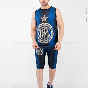 ست رکابی شلوارک مردانه Inter Milan مدل 19563