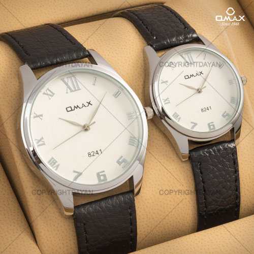 ست ساعت مردانه زنانه Omax مدل Naris (مشکی)