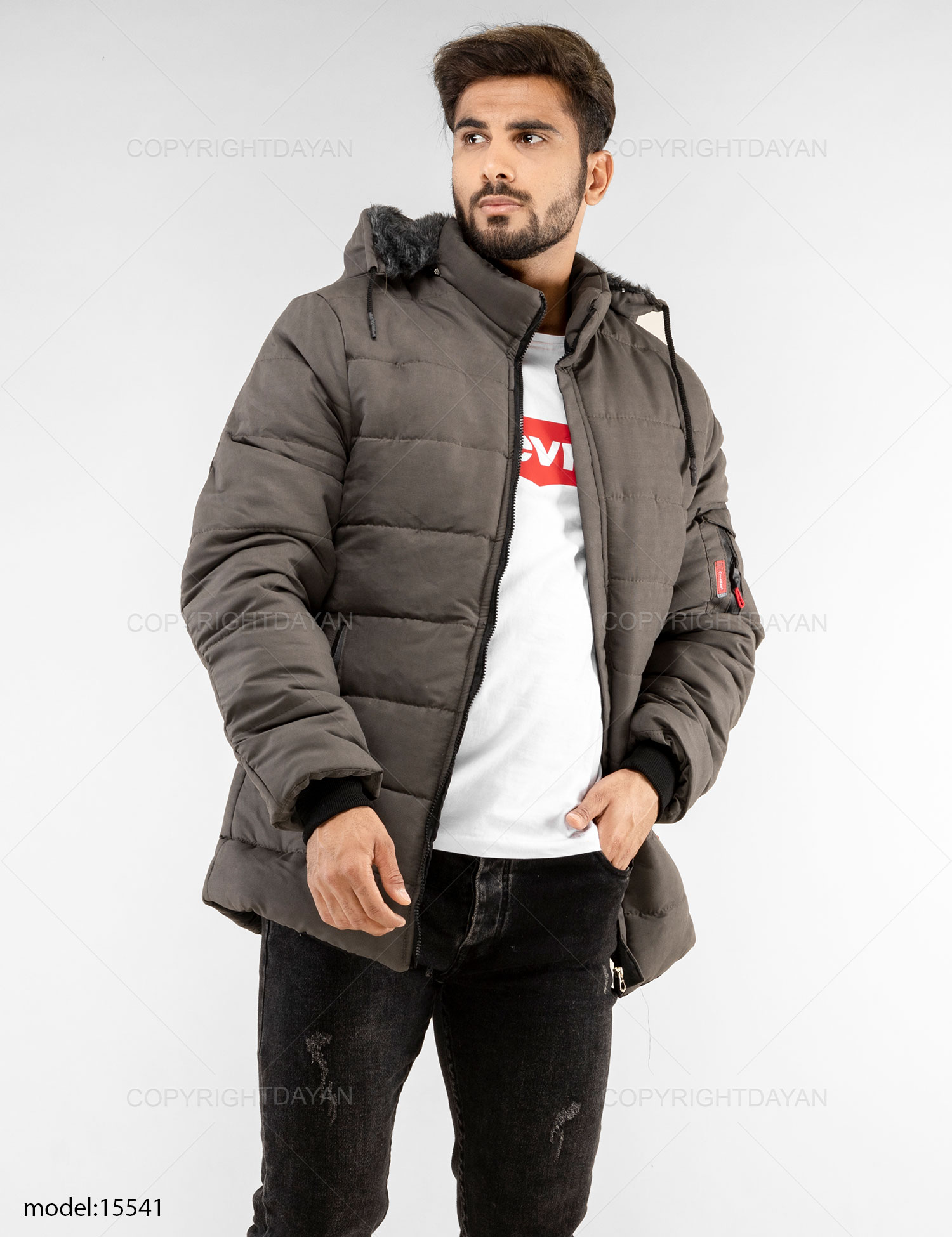 کاپشن مردانه Marlon مدل 15541