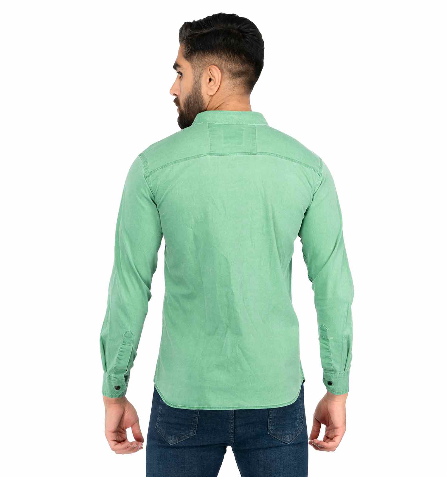 پیراهن مردانه کتان Denver مدل 39518