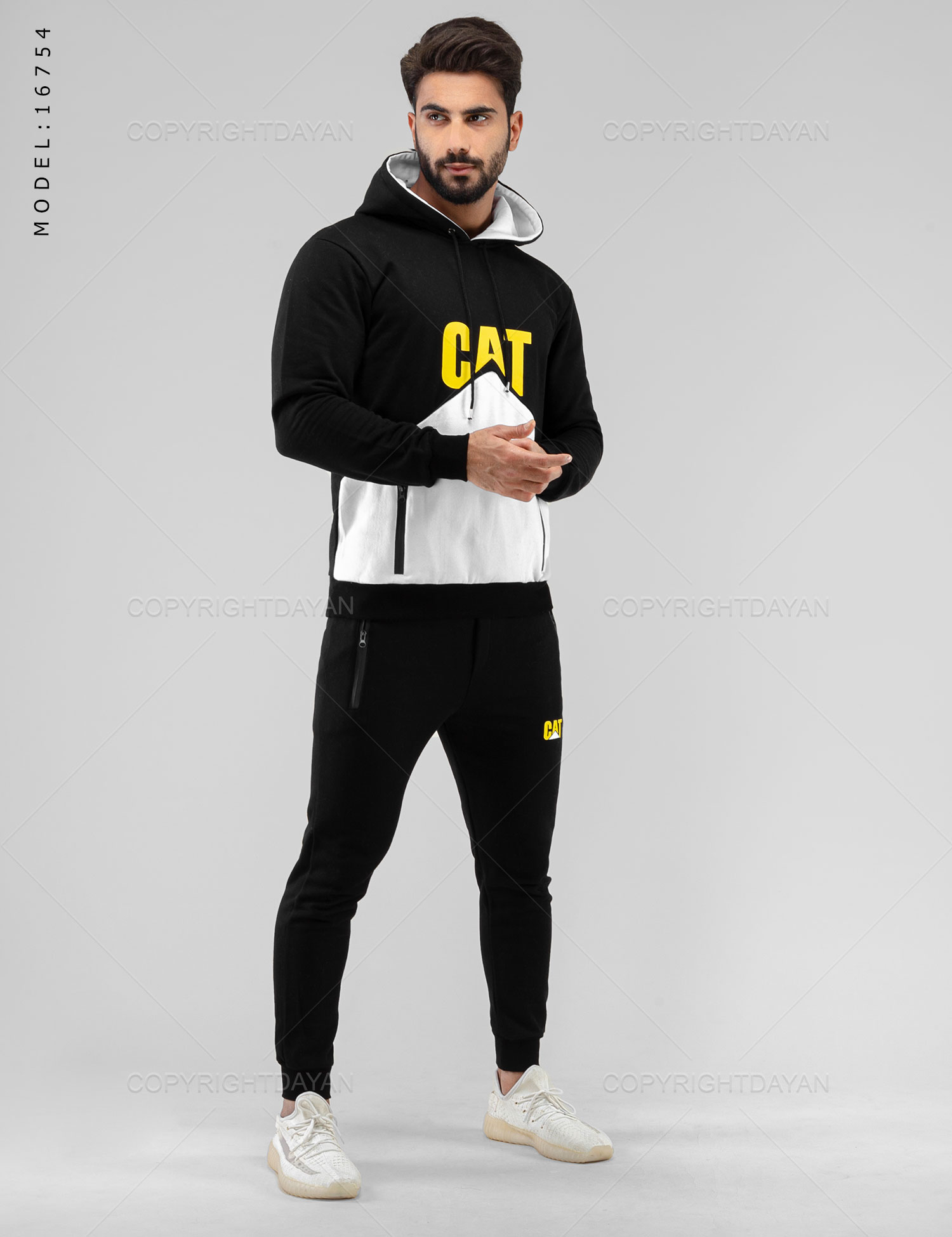 ست سویشرت شلوار مردانه Cat مدل 16754
