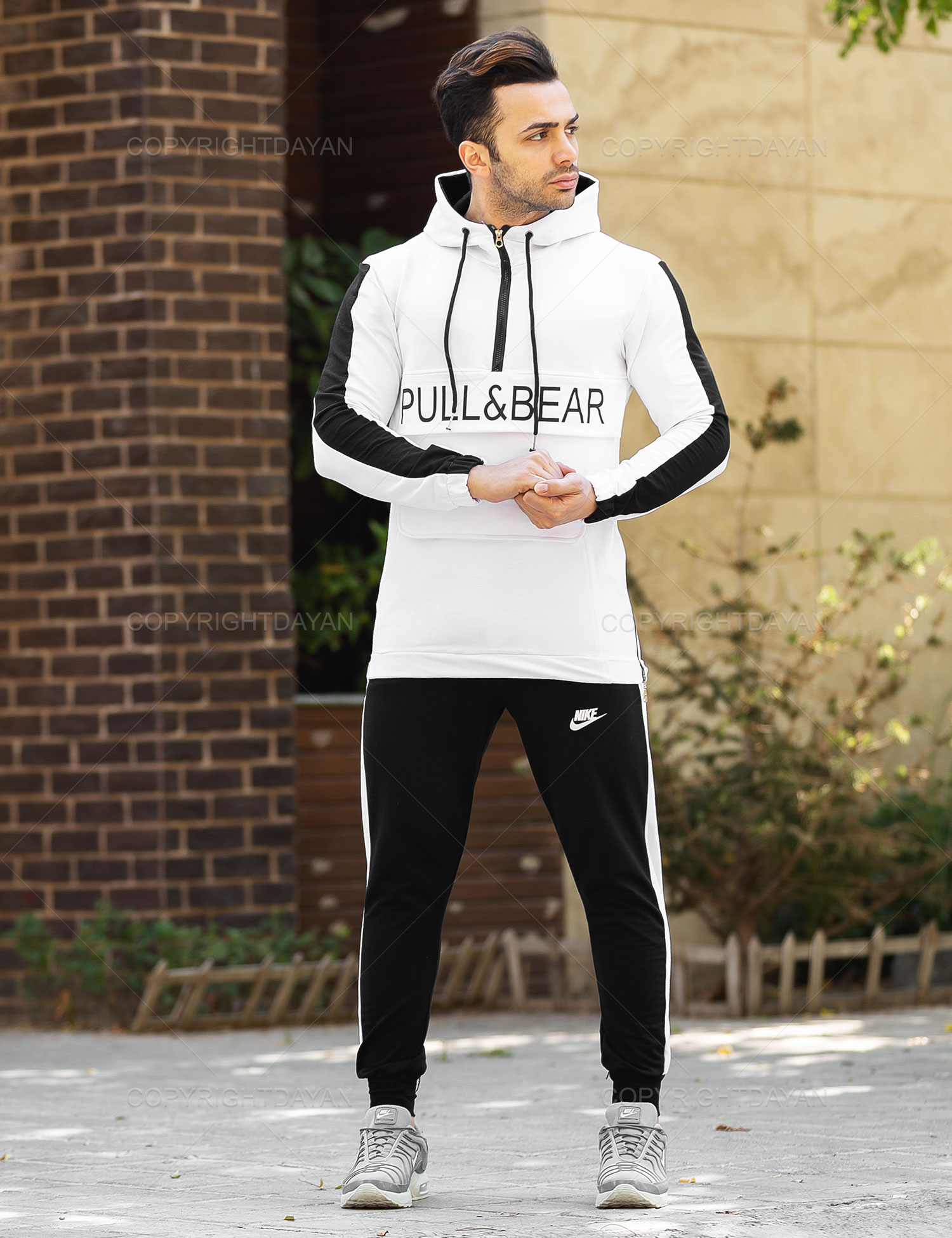 ست سویشرت شلوار مردانه Pull & Bear مدل 11481