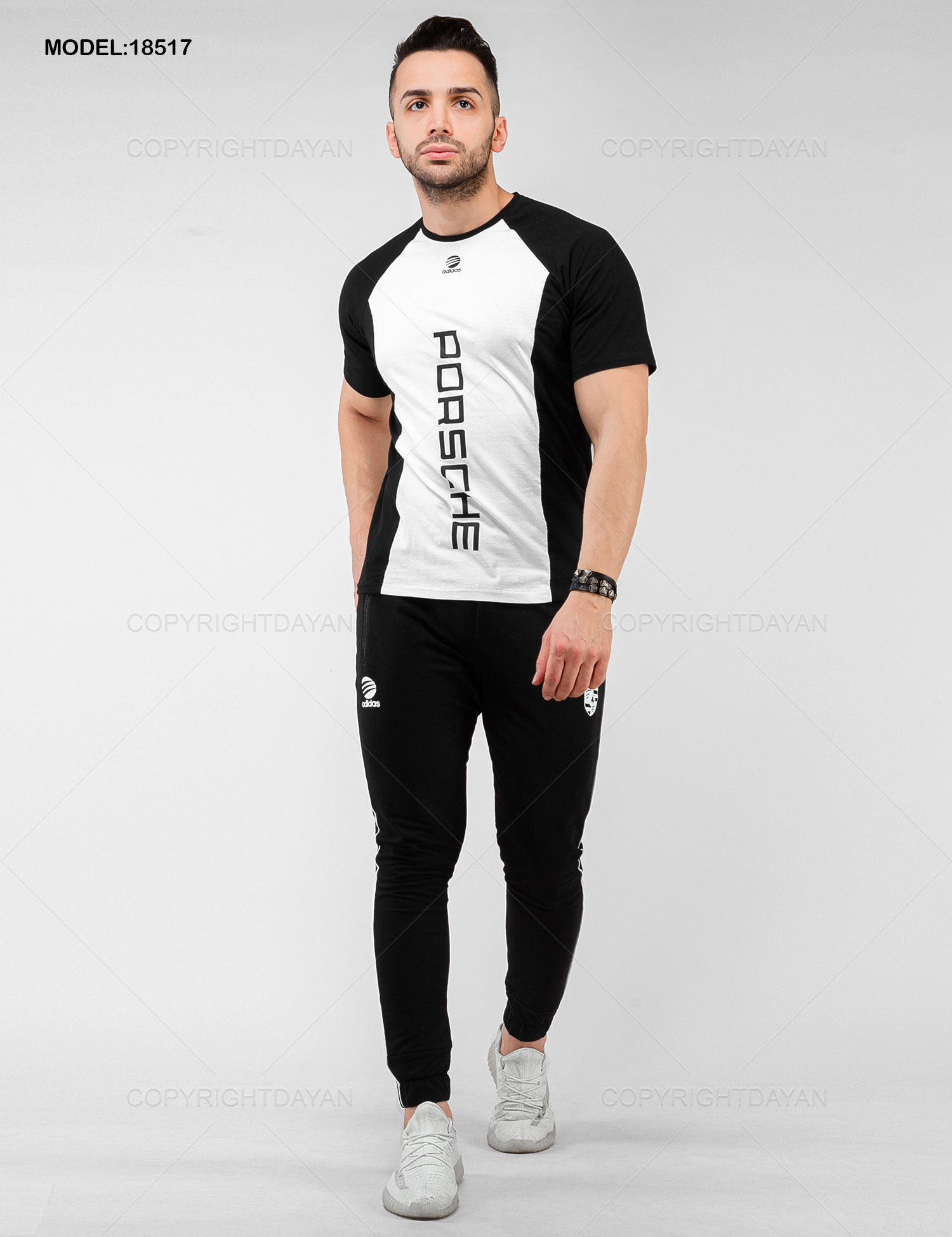 ست تیشرت شلوار مردانه Porsche مدل 18517