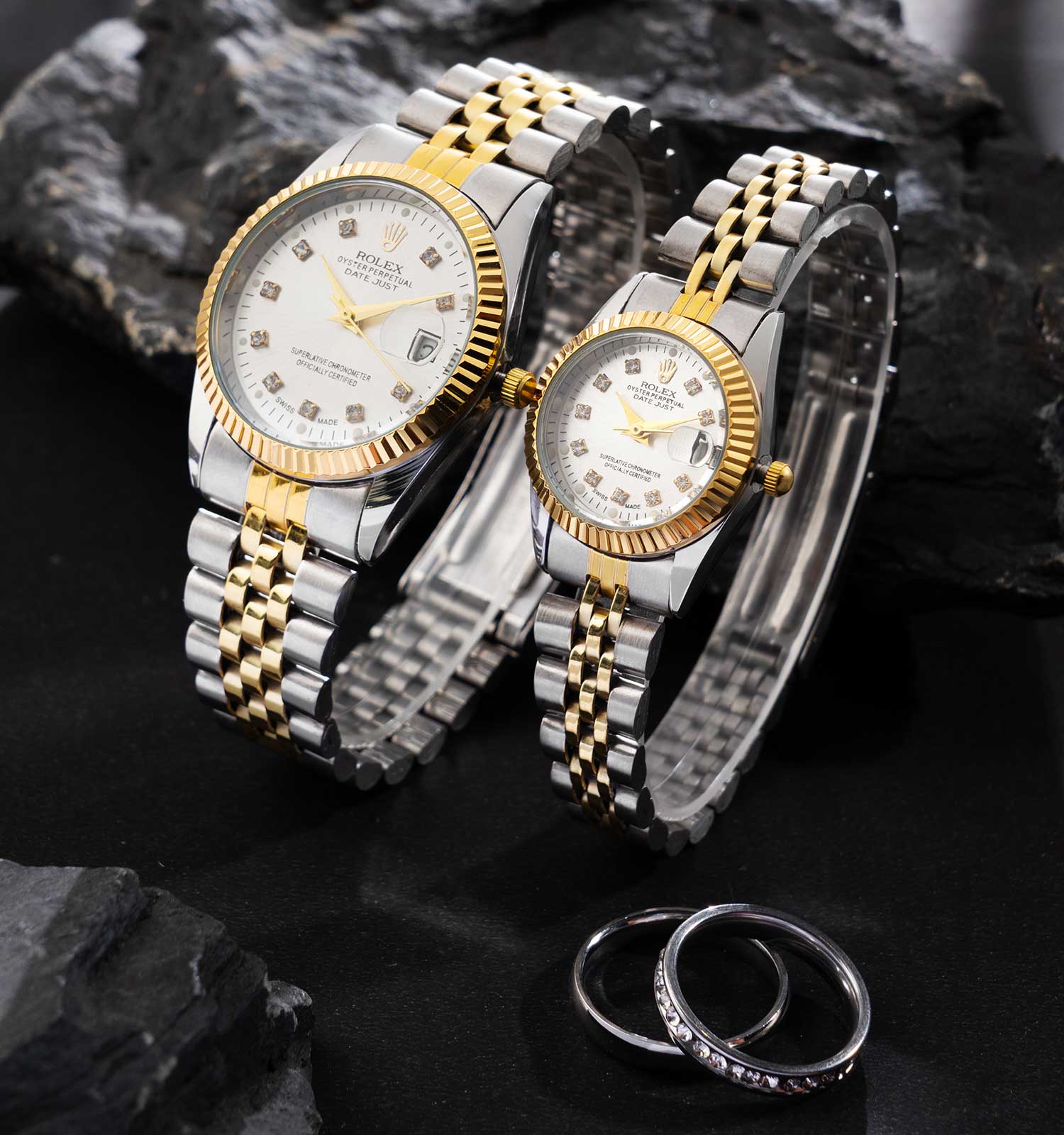 ست ساعت مچی استیل Rolex مدل 37565