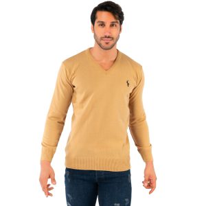 بافت مردانه ساده یقه هفت Polo مدل 38615