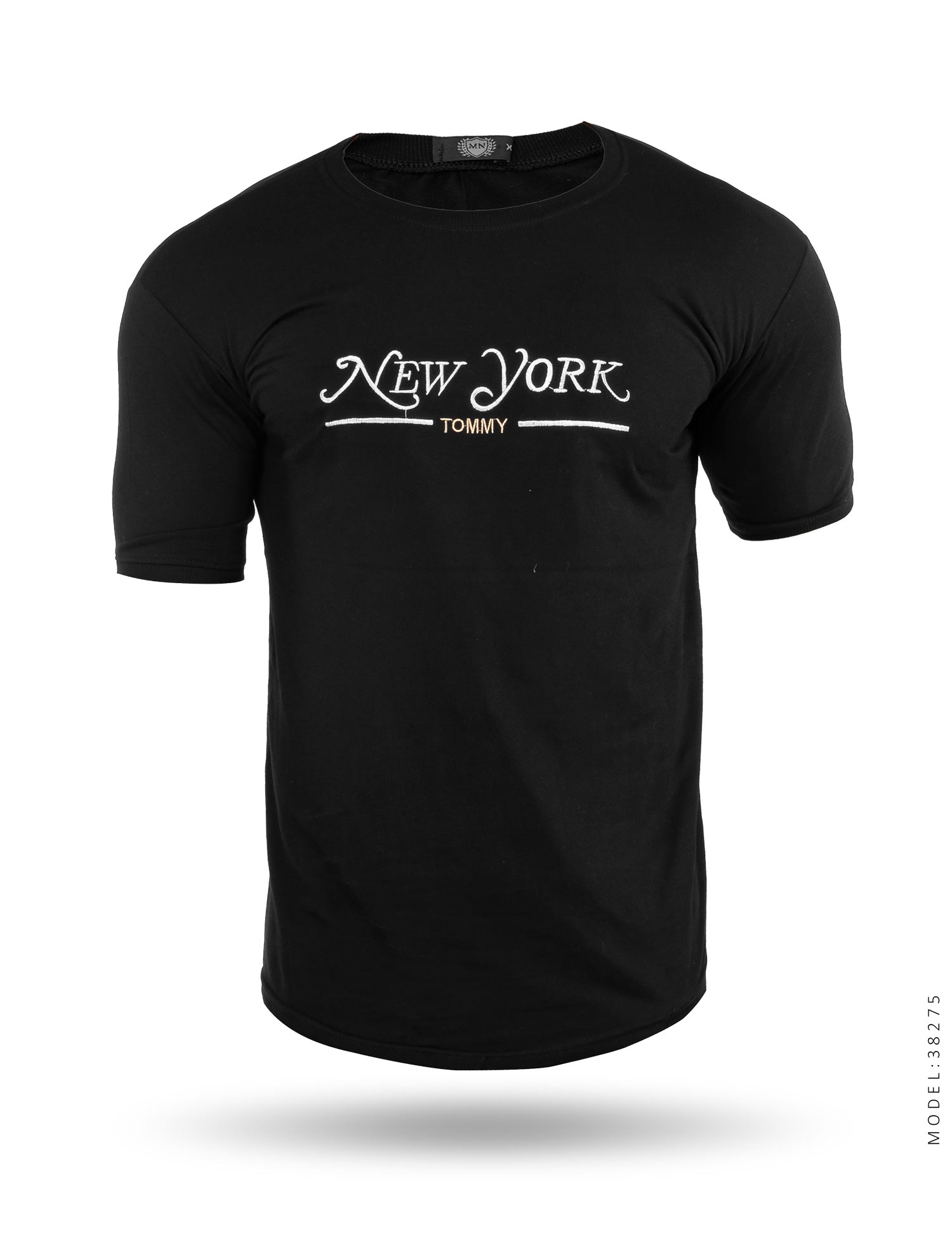 تیشرت مردانه یقه گرد New York مدل 38275
