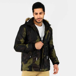 کاپشن ارتشی مردانه مدل 24079