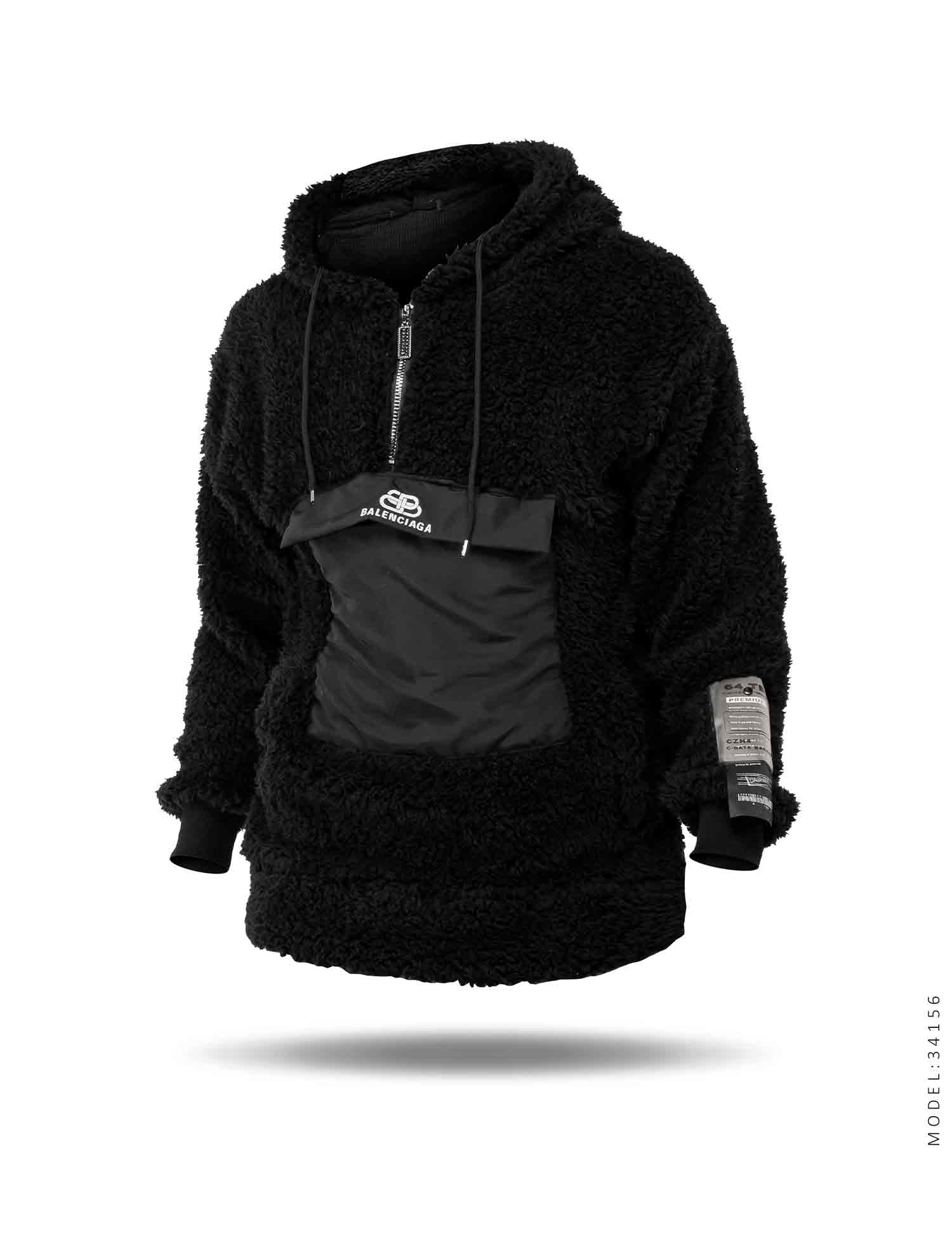 هودی تدی مردانه کلاهدار Balenciaga مدل 34156