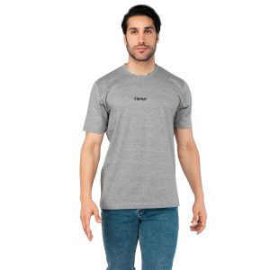 تیشرت Esprit یقه گرد مردانه طوسی ساده مدل 43957