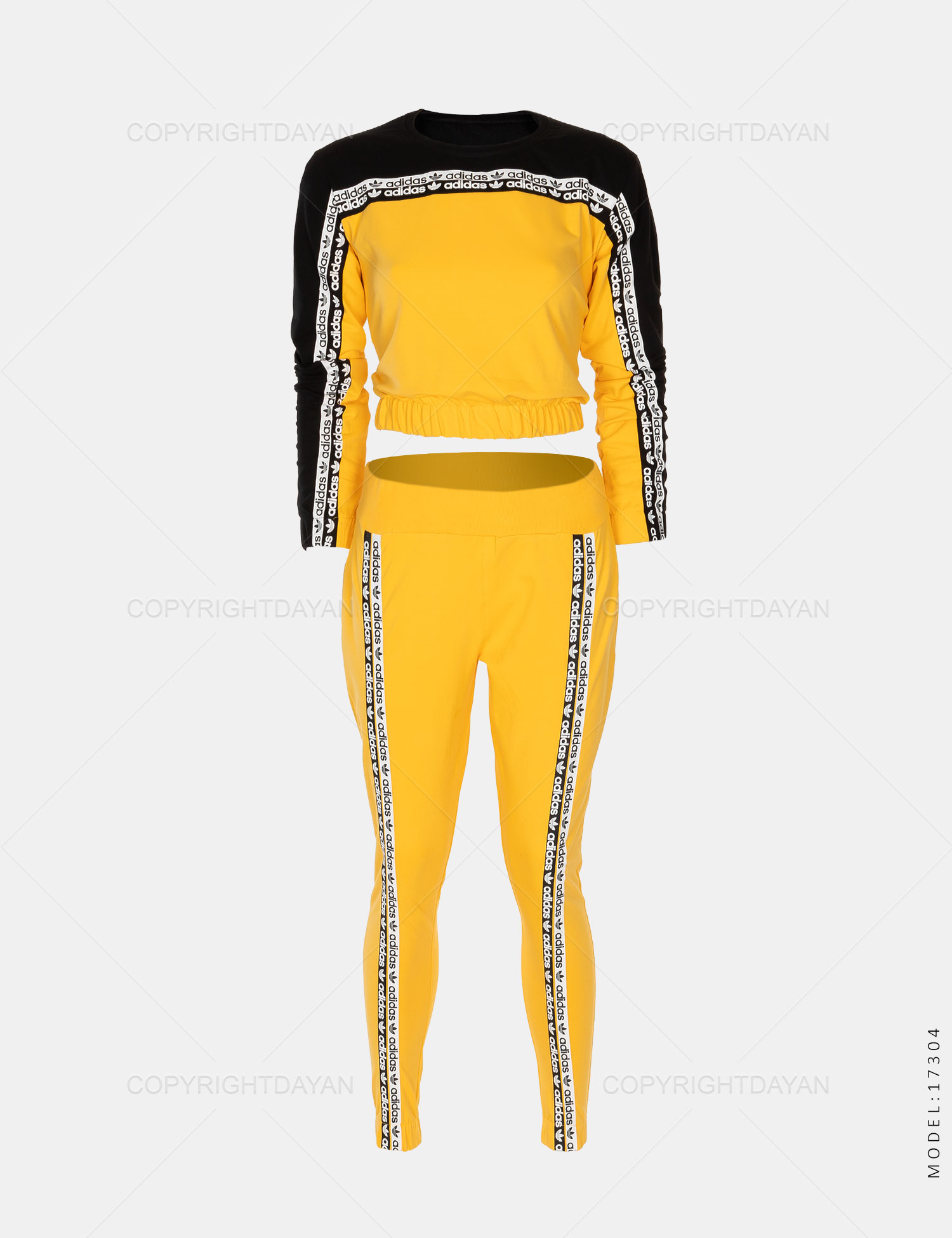 ست نیم تنه شلوار زنانه Adidas مدل 17304