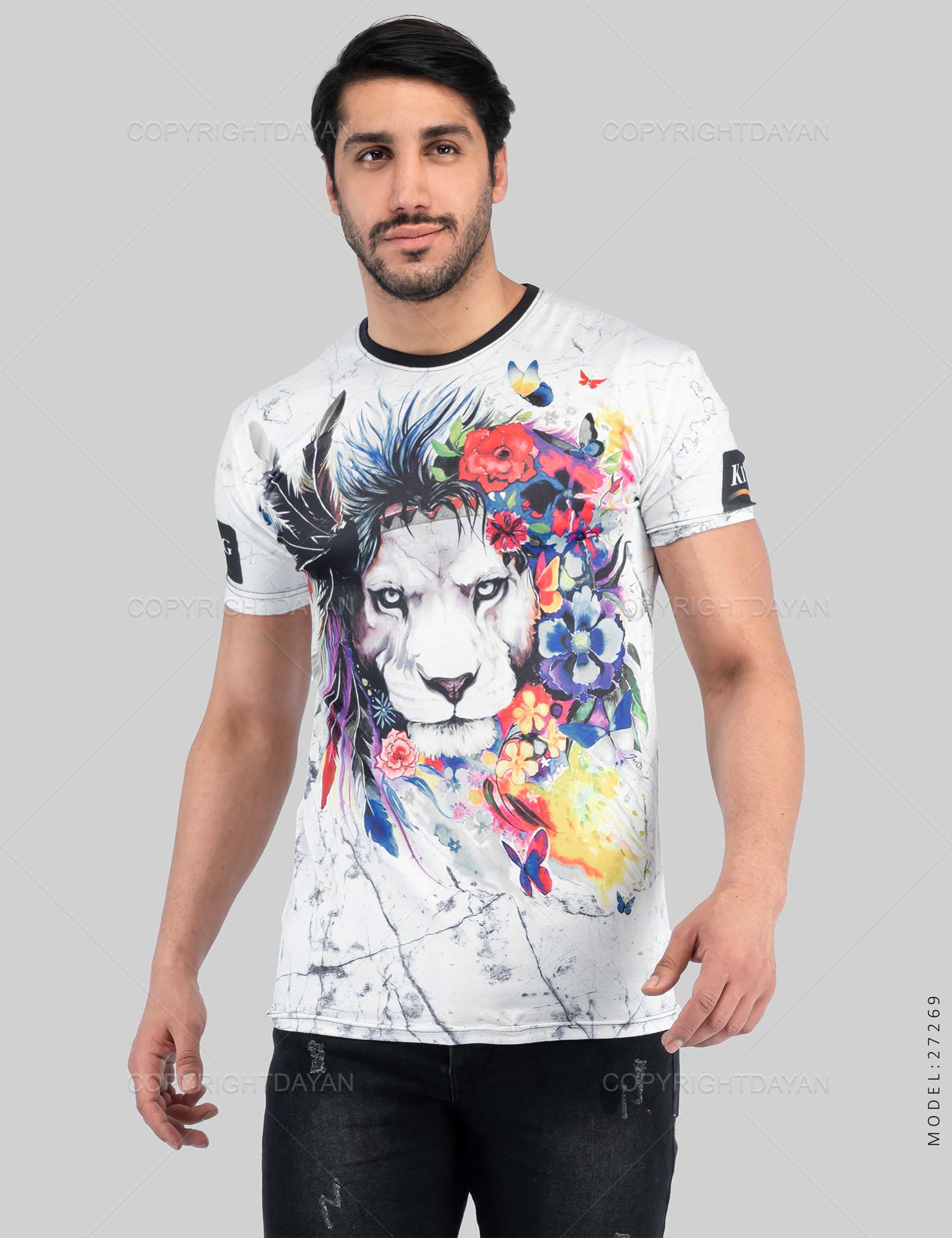 تیشرت مردانه King مدل 27269