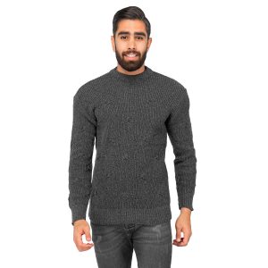 بافت مردانه یقه گرد طرحدار Zima مدل 40016