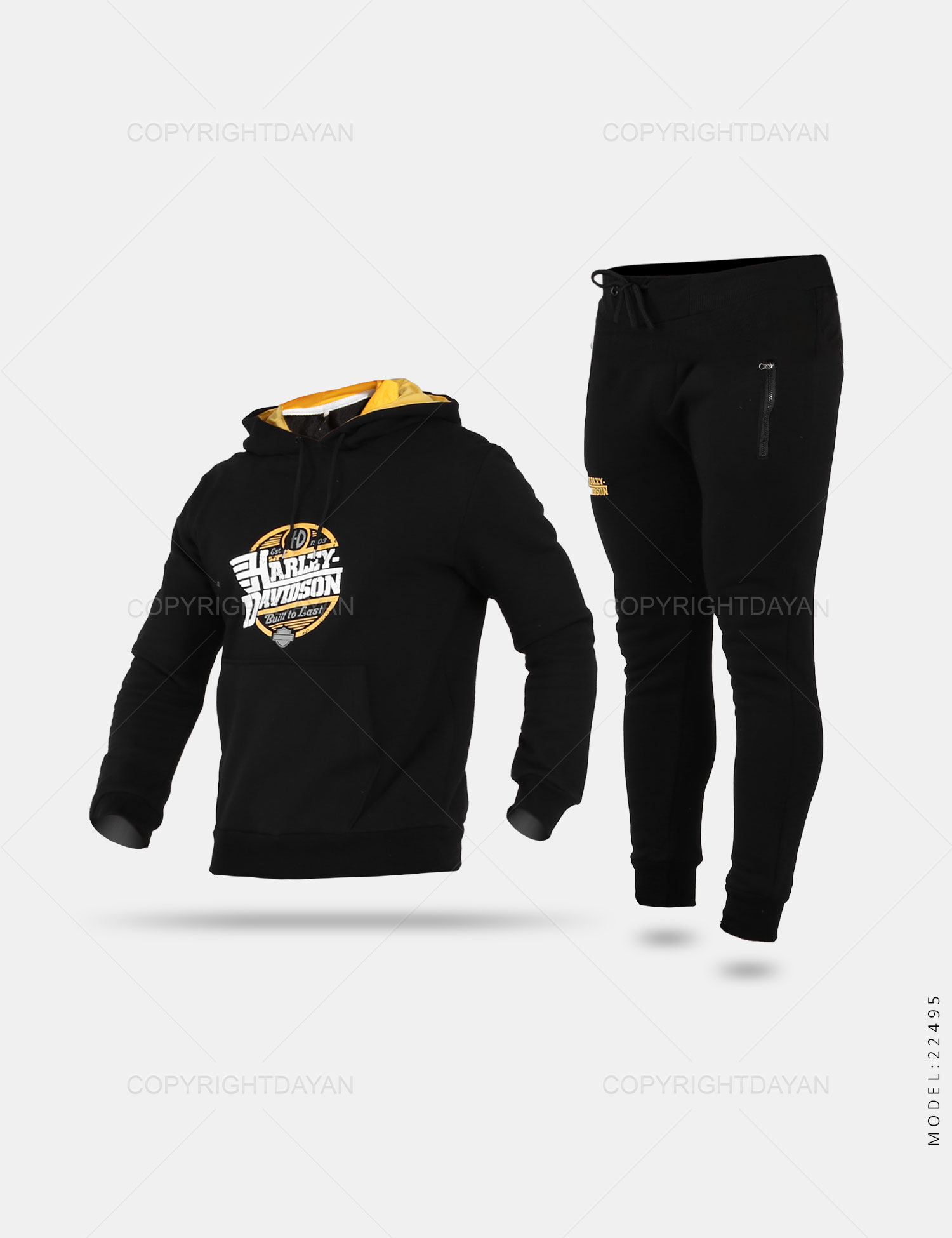 ست سویشرت شلوار مردانه Harley Davidson مدل 22495