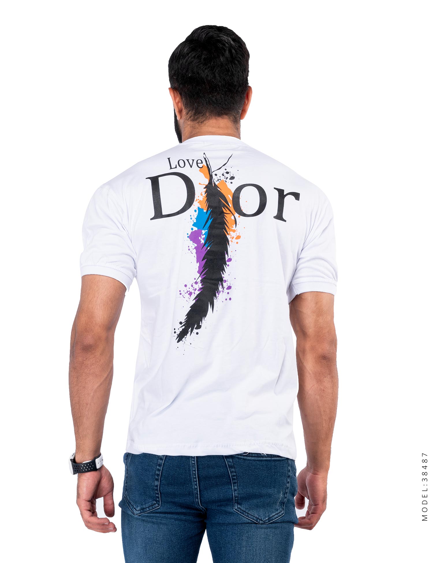 تیشرت مردانه یقه گرد Dior مدل 38487