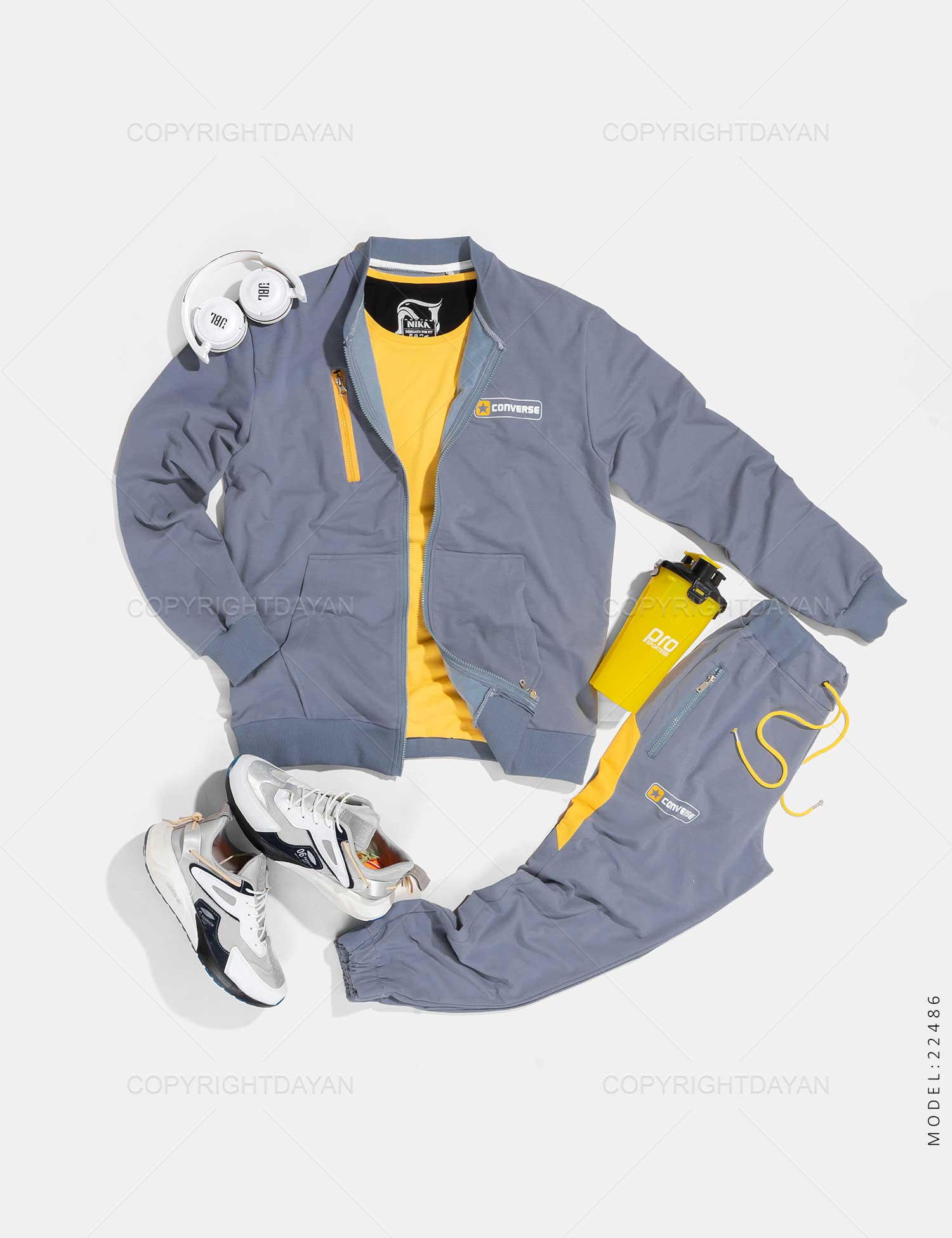 ست سویشرت شلوار مردانه Converse مدل 22486