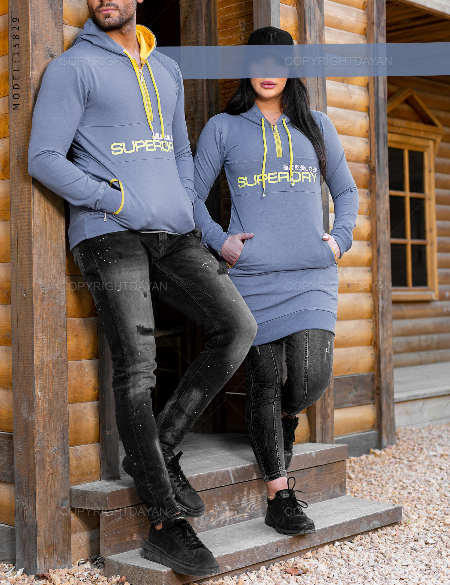 ست دونفره سویشرت Superdry مدل 15829