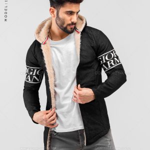 شنل خزدار مردانه Giorgio Armani مدل 17803