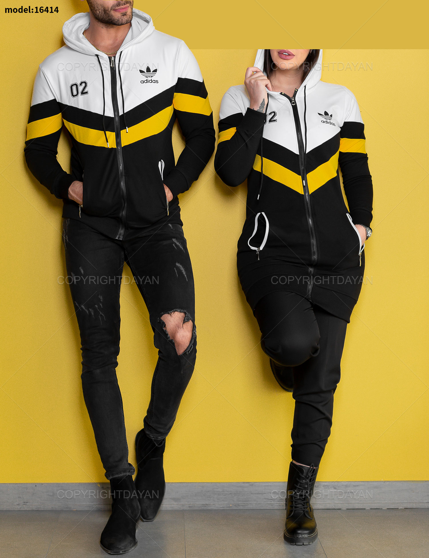 ست دونفره سویشرت Adidas مدل 16414