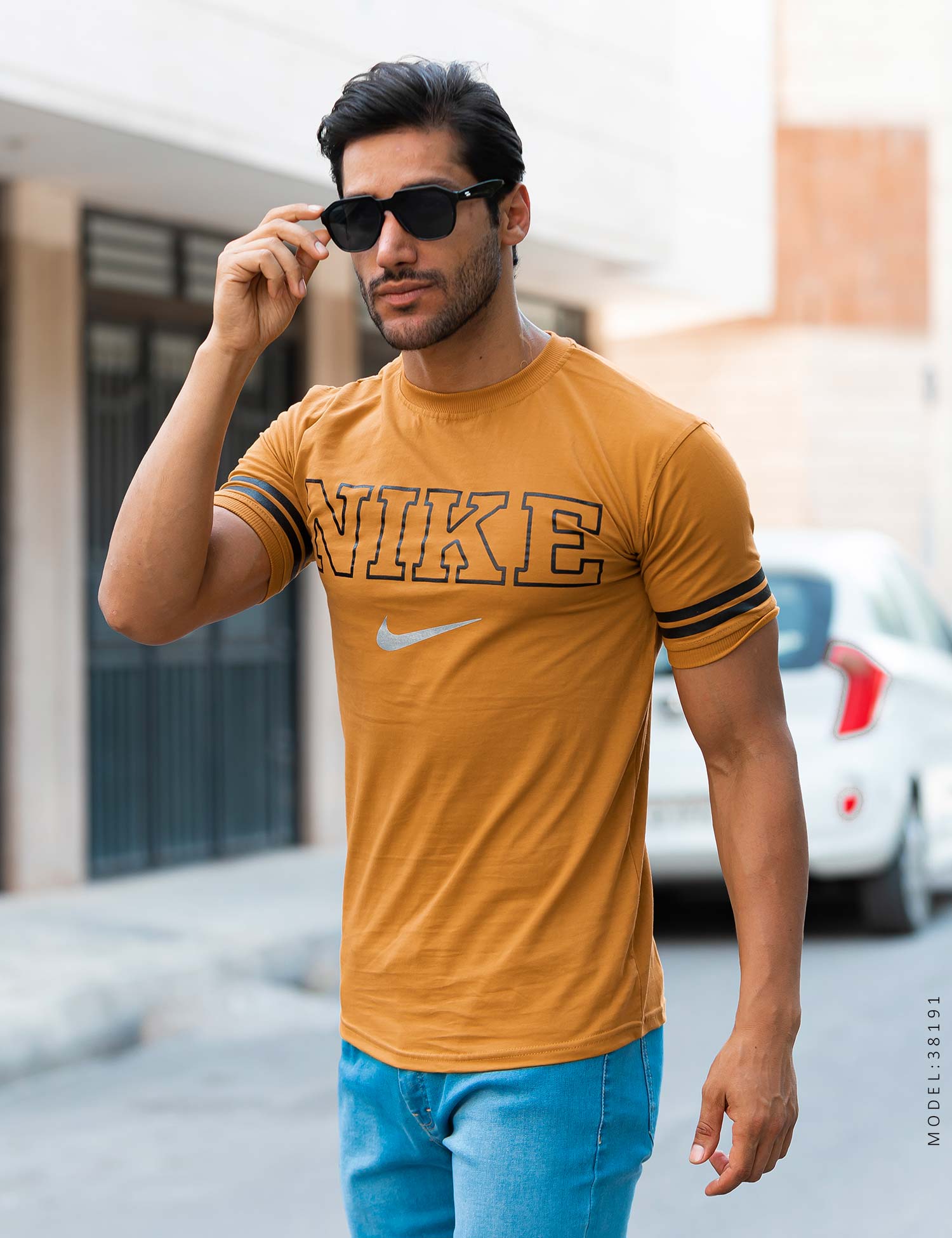 تیشرت مردانه یقه گرد Nike مدل 38191