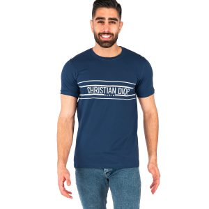 تیشرت Chiristian Dior یقه گرد مردانه ساده مدل 43729