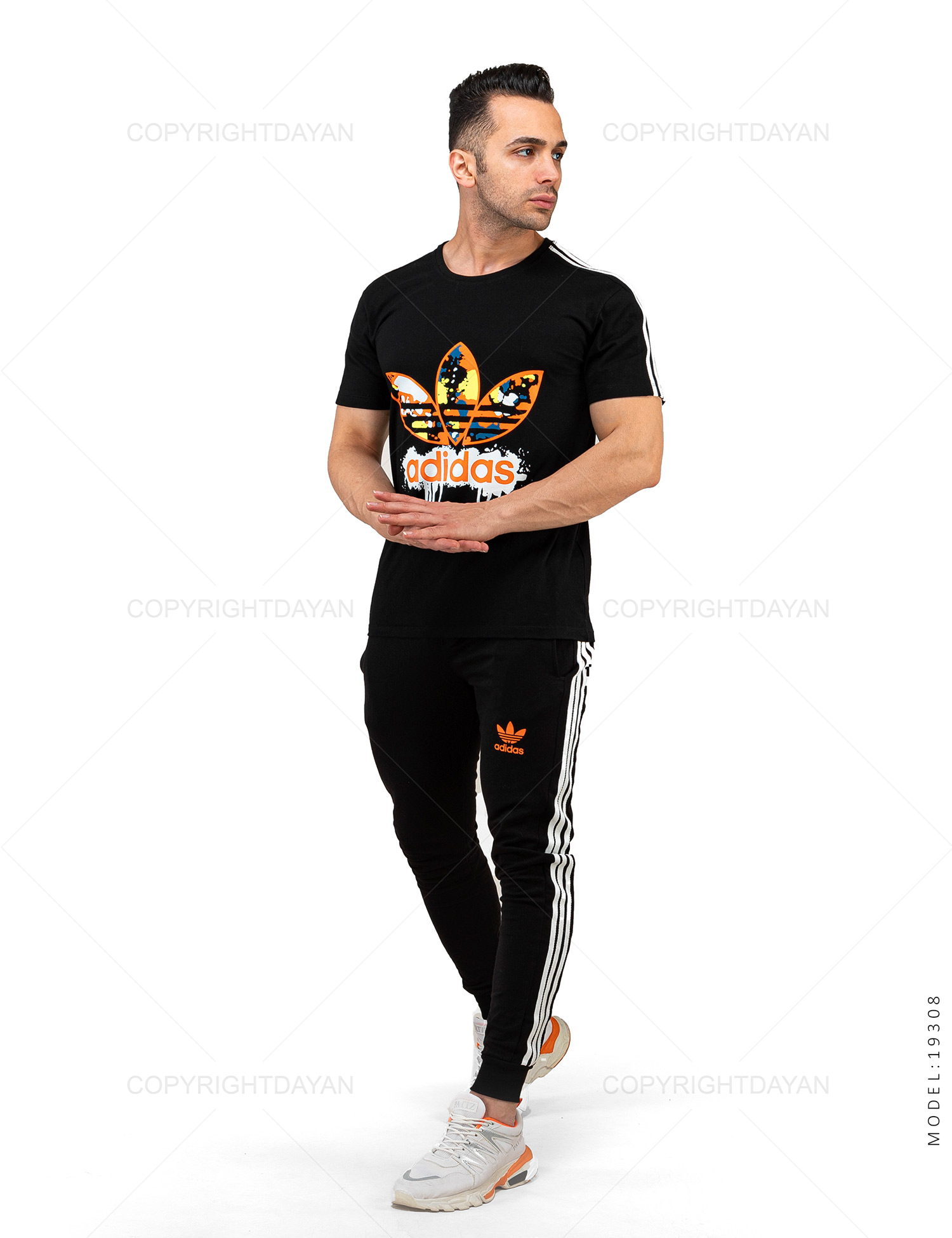 ست تیشرت شلوار مردانه Adidas مدل 19308